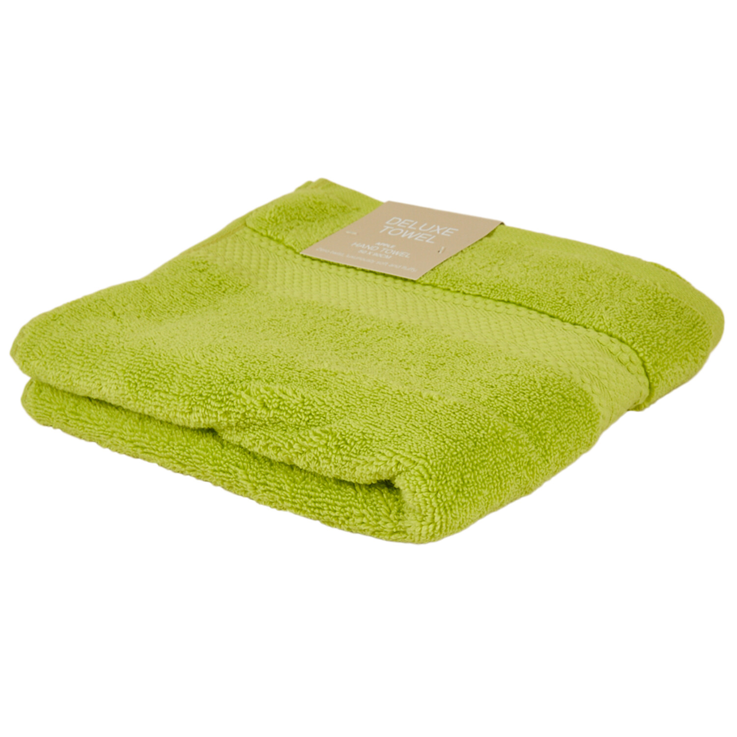 Deluxe Hand Towel - Green Apple Image 2