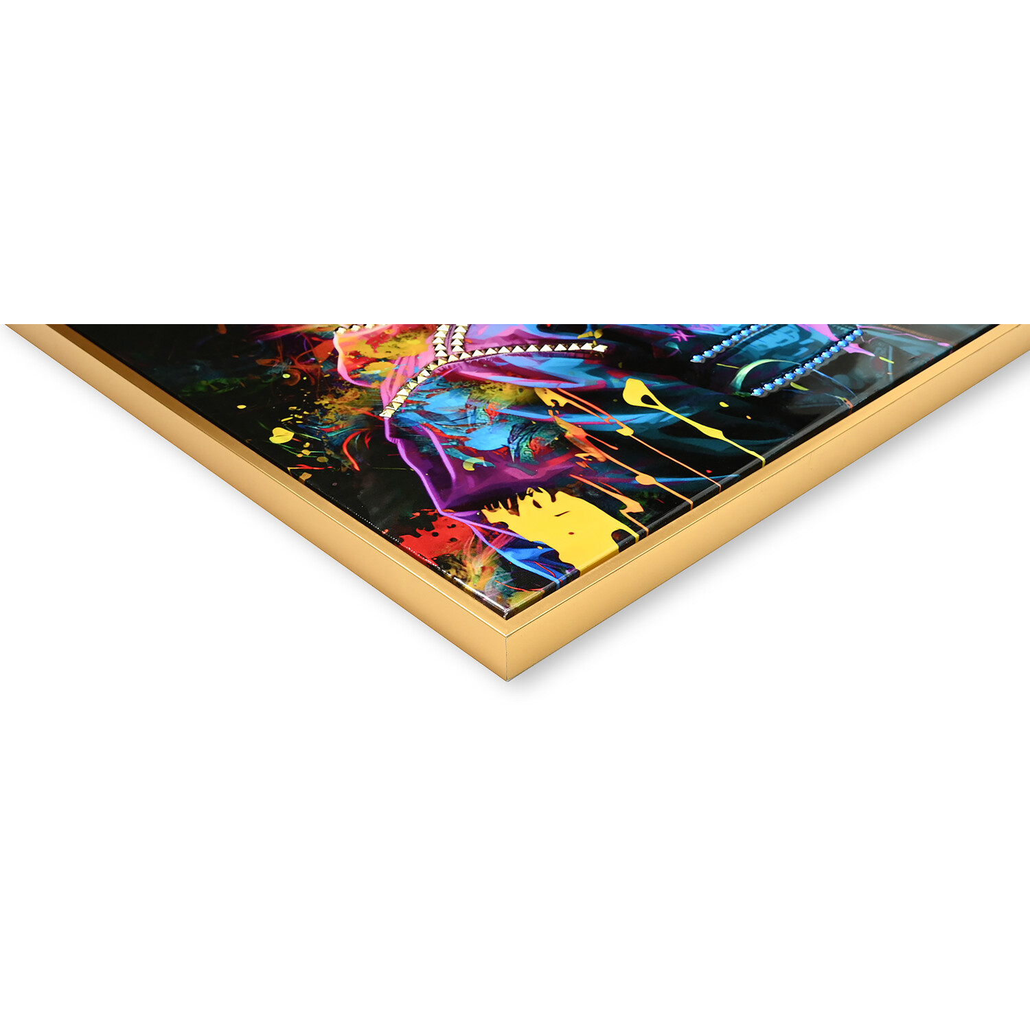 Bright Monkey Music Framed Canvas Image 5