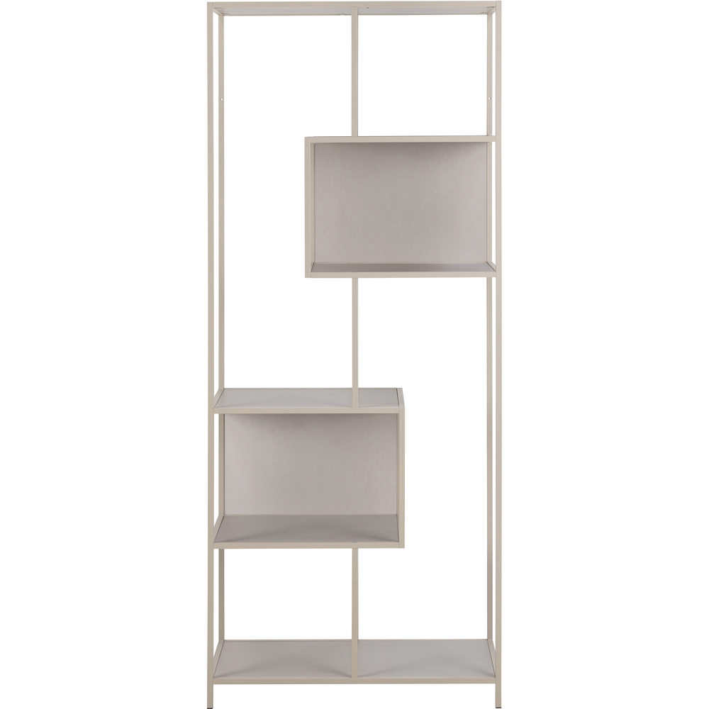 Furniture To Go Seaford Grey 5 Shelf Tall Bookcase Image 3