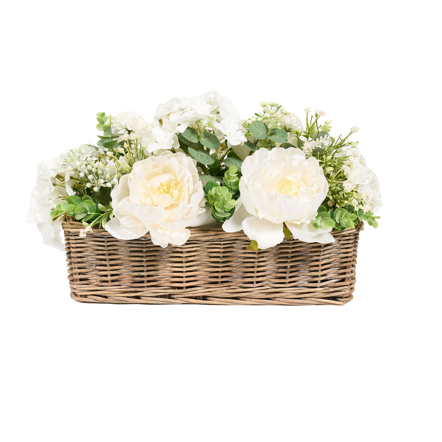 Peony Basket Arrangement 50cm Image 4