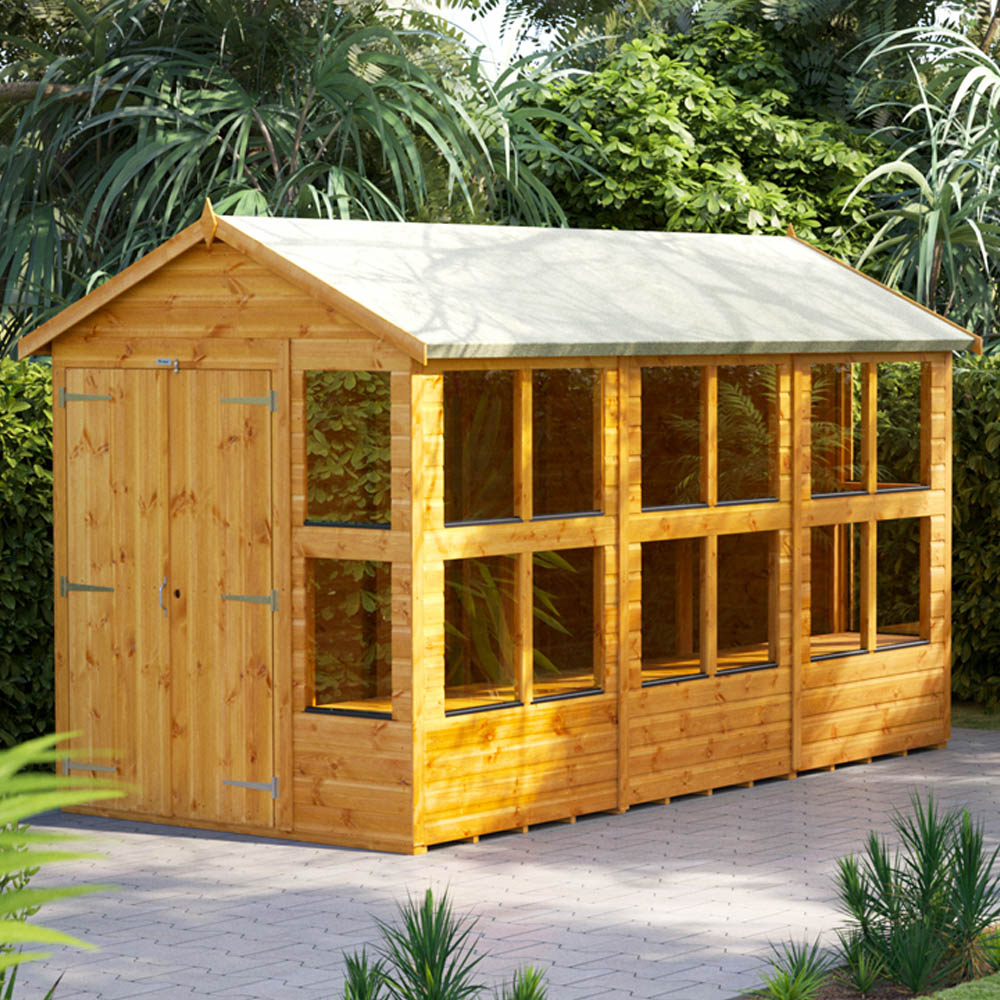 Power Sheds 12 x 6ft Double Door Apex Potting Shed Image 2