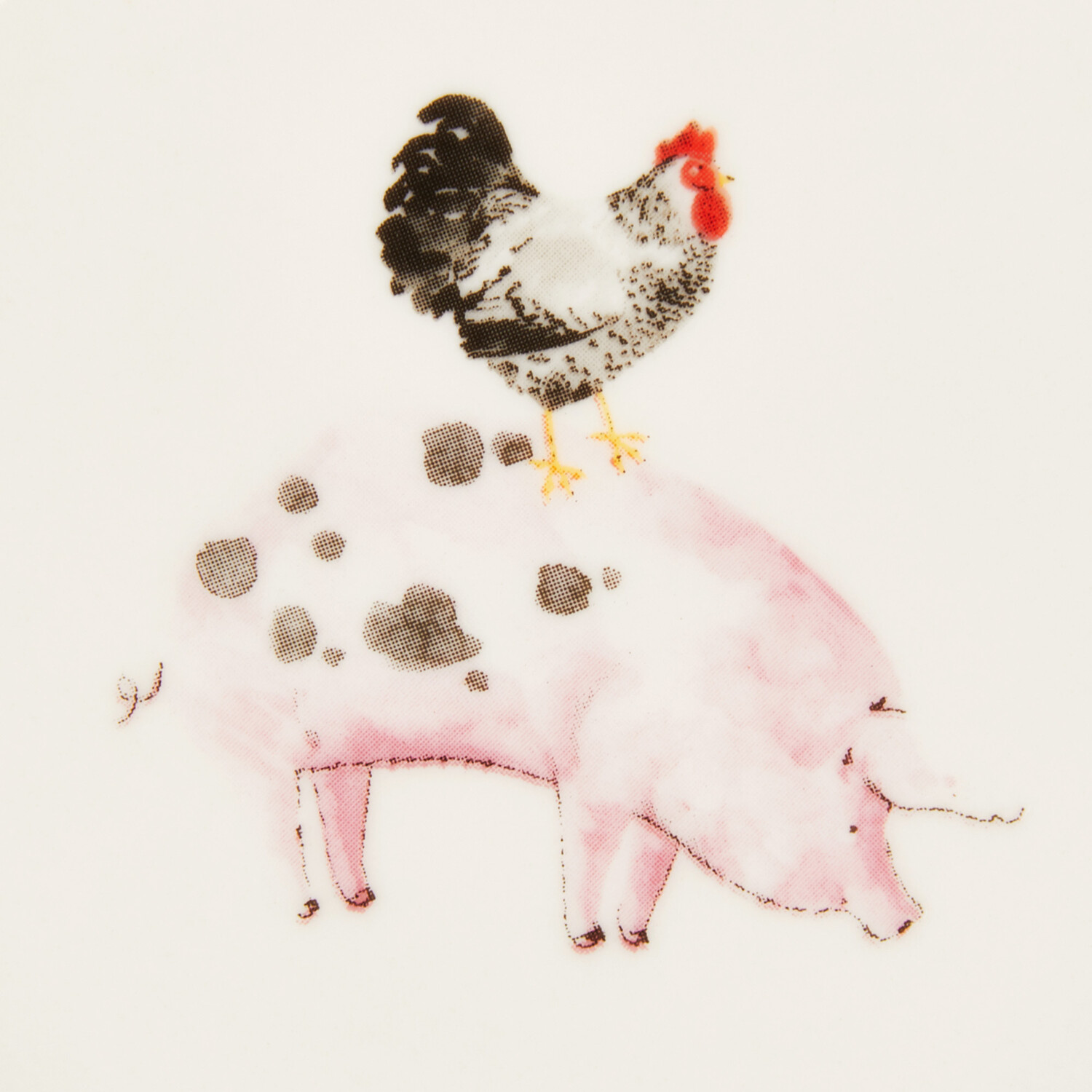 Daisy Farm Salad Bowl - White Image 2