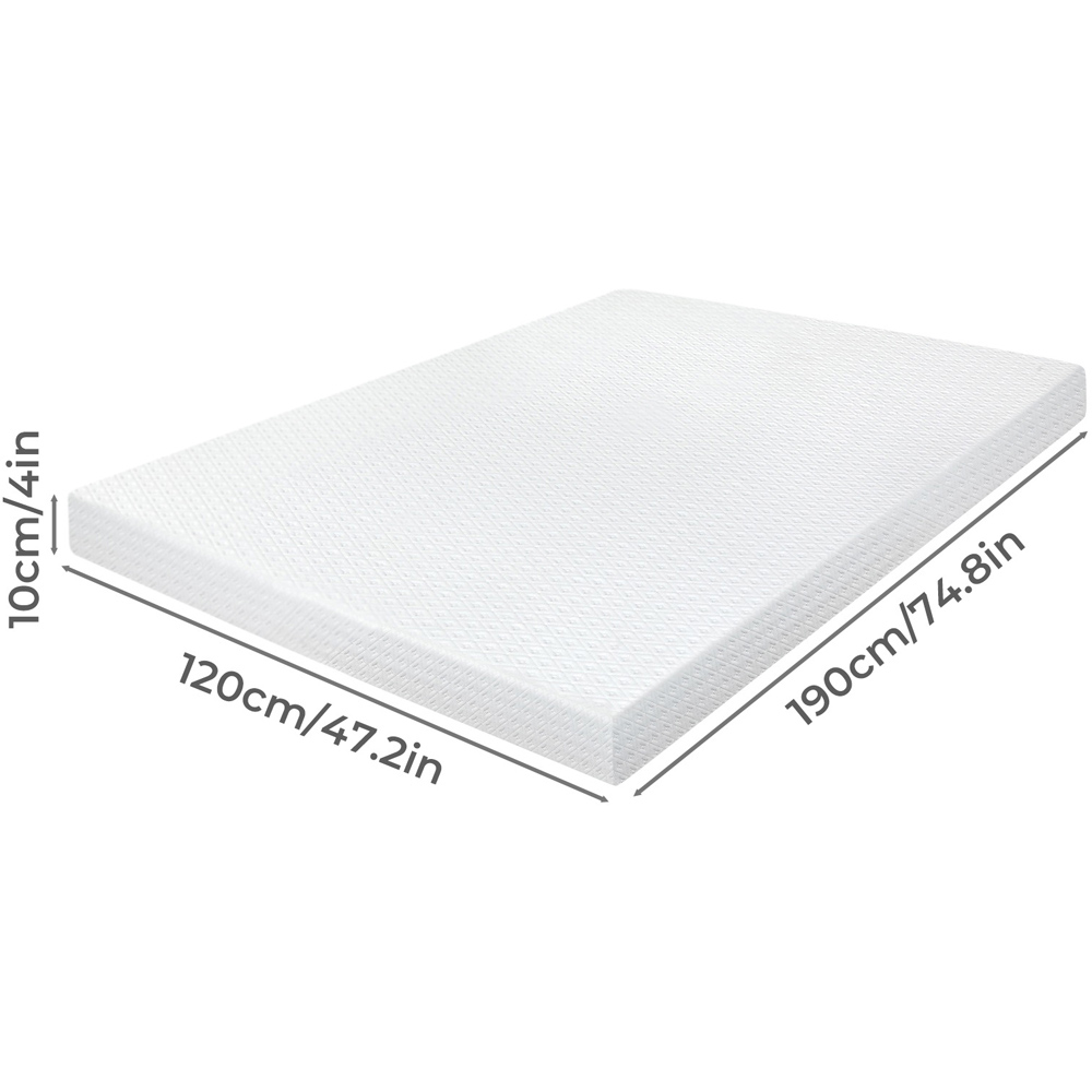 Lavio Small Double Pressure Relief Cooling Memory Foam Non-Slip Mattress Topper Image 9