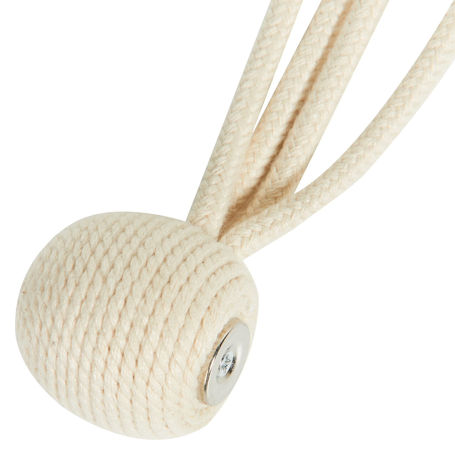 Ball Magnet Tieback - Natural Image 5