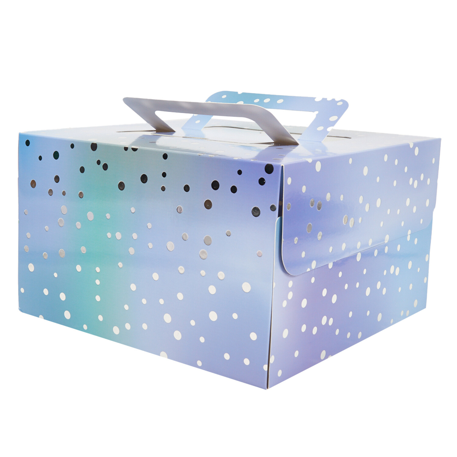 Galaxy Cake Box 25cm - Blue Image 4