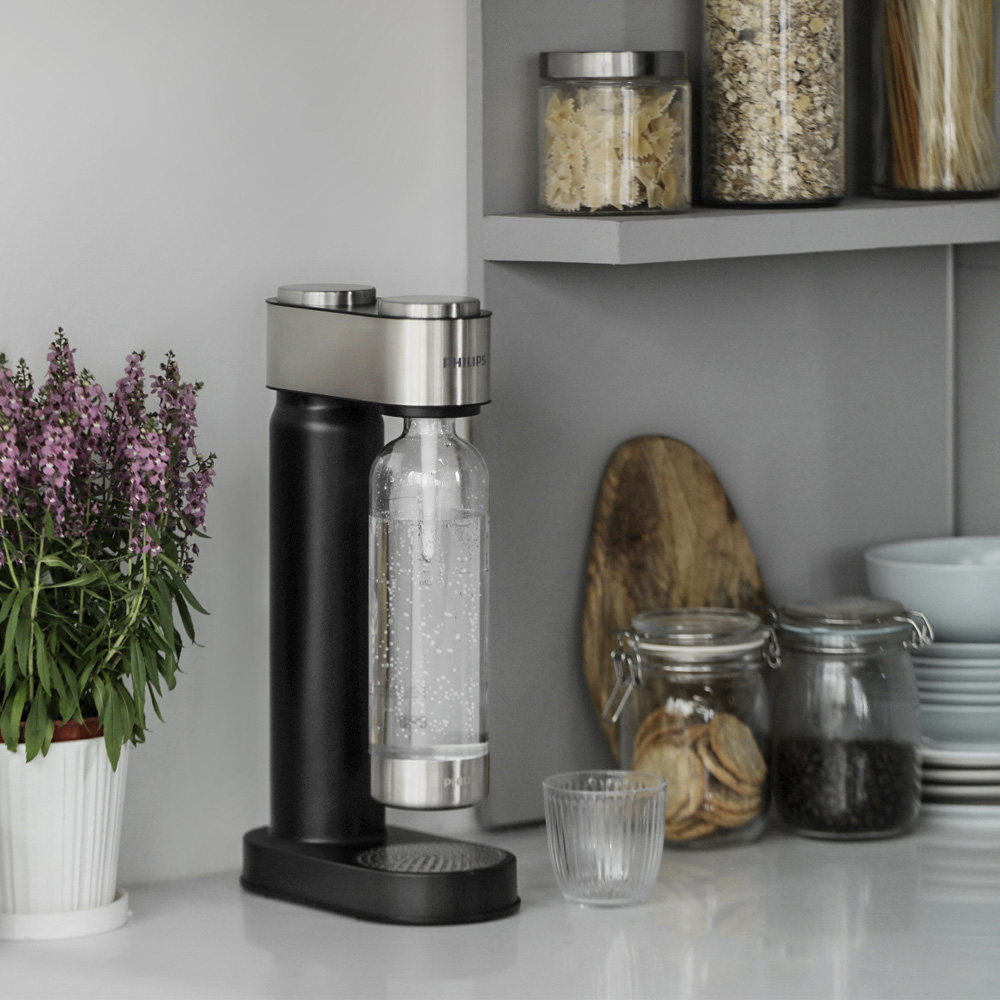 Philips GoZero Stainless Steel Soda Maker Image 2