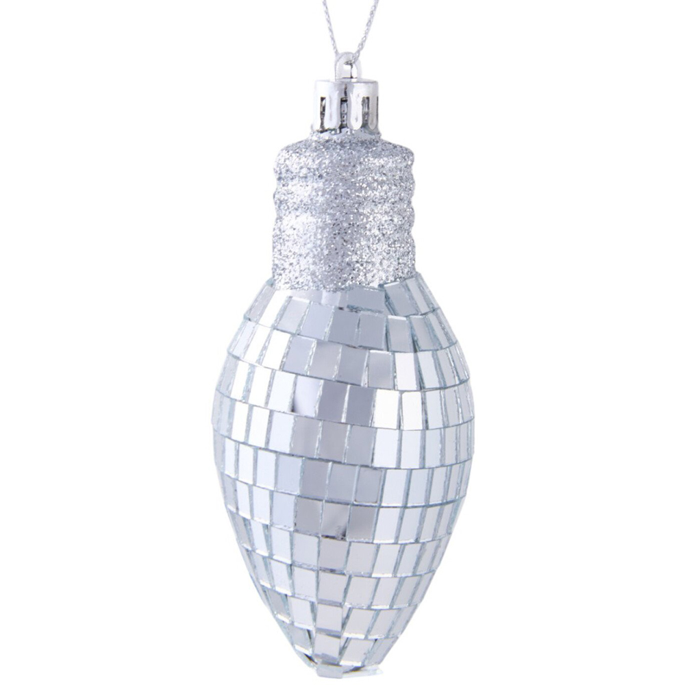 Pack of 3 Disco Light Bulb Baubles Image 5