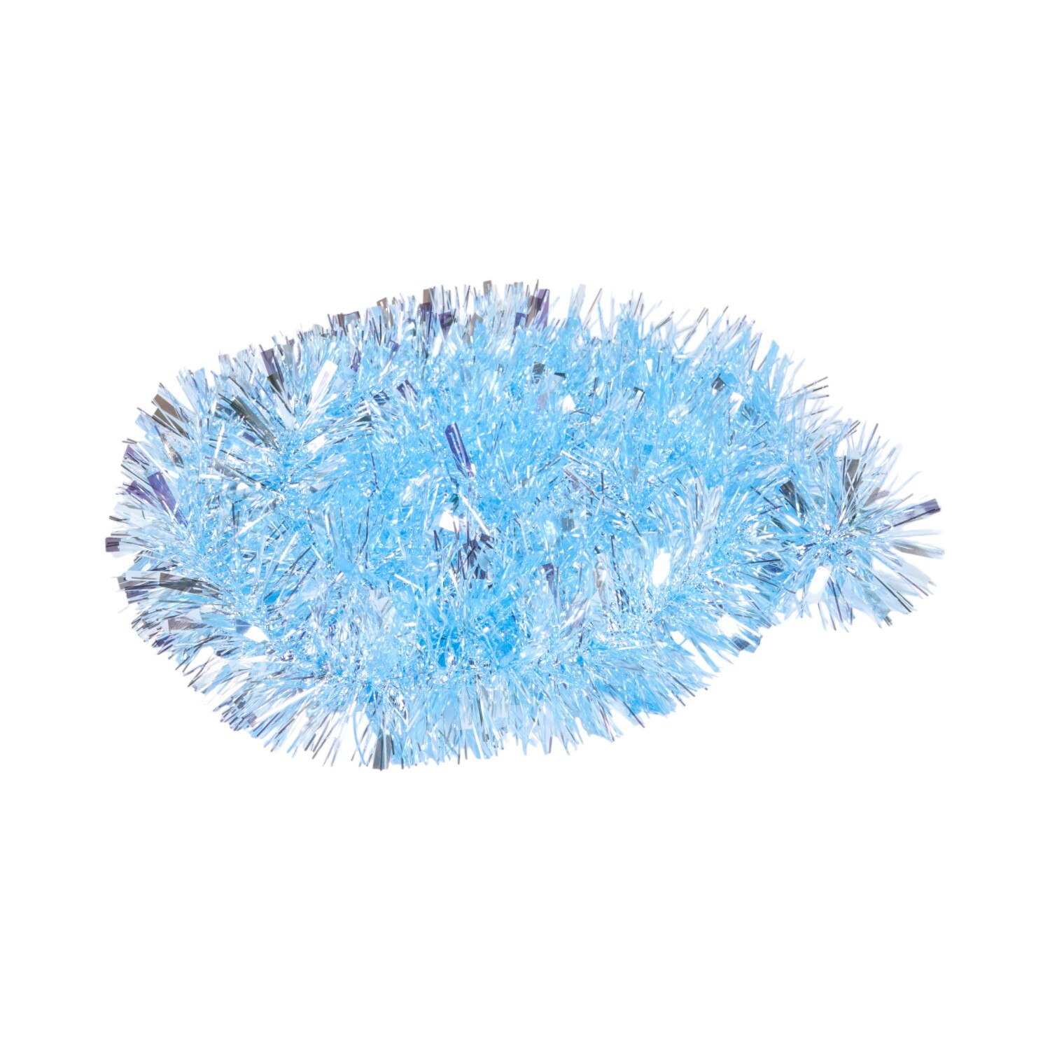 Shiny Christmas Tinsel Blue Image 3