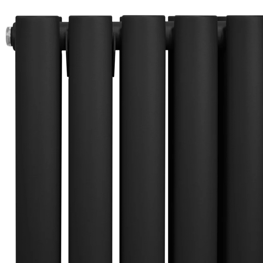Monster Shop 4816BTU Black Oval Column Radiator 1800 x 360mm Image 4