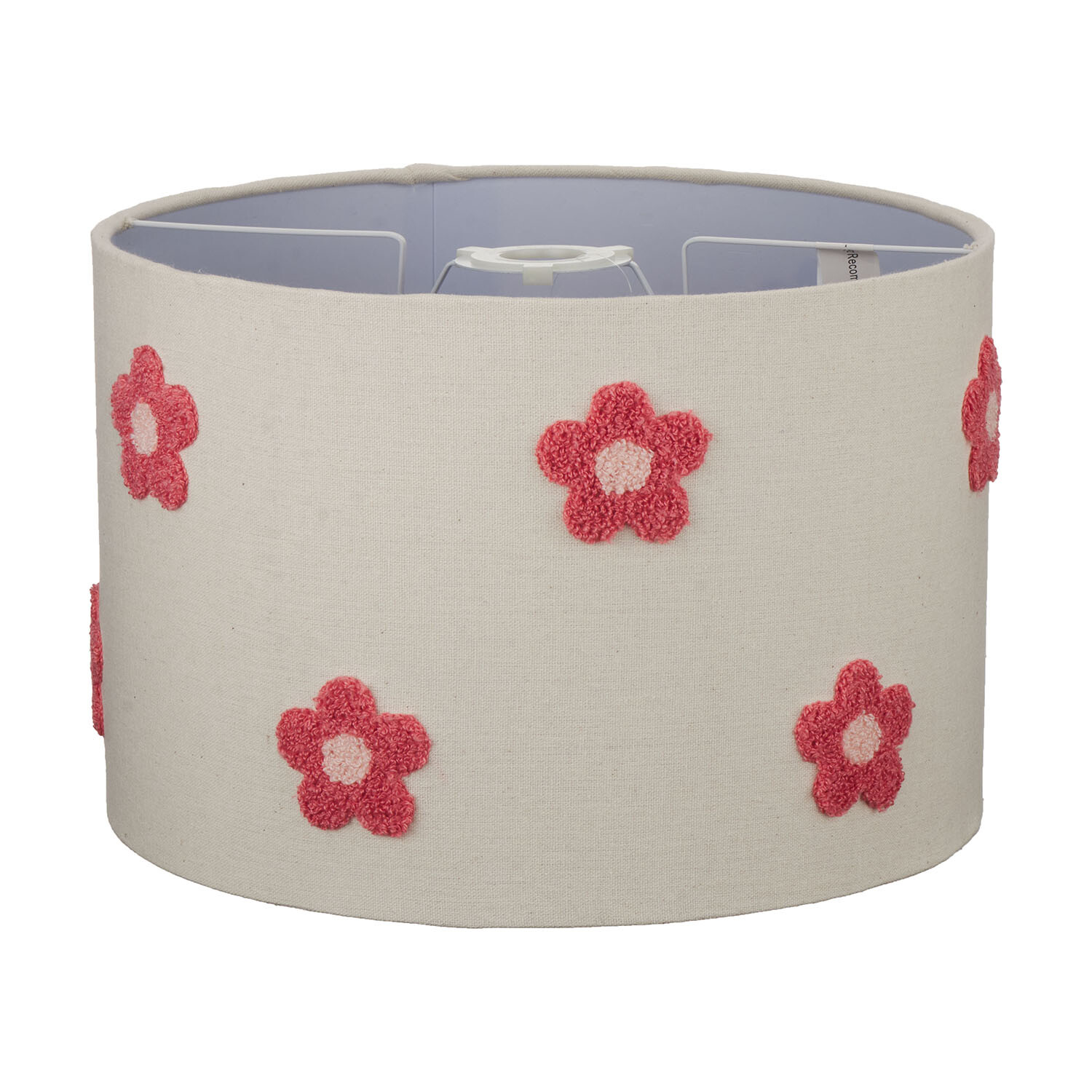 Embroidered Flower Shade - Pink Image 3