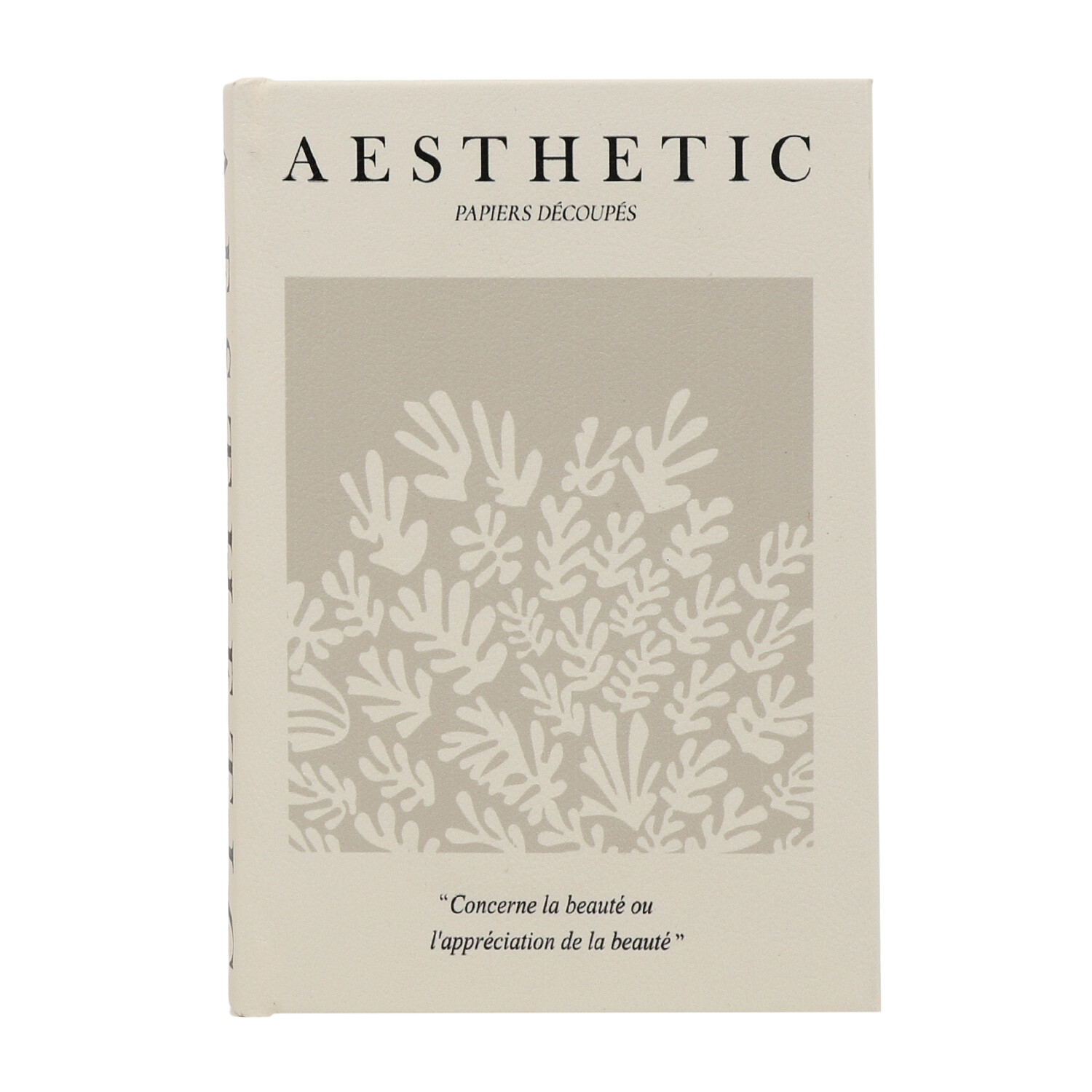 Neutral Abstract Book Boxes Ornaments Set of 2 Image 5