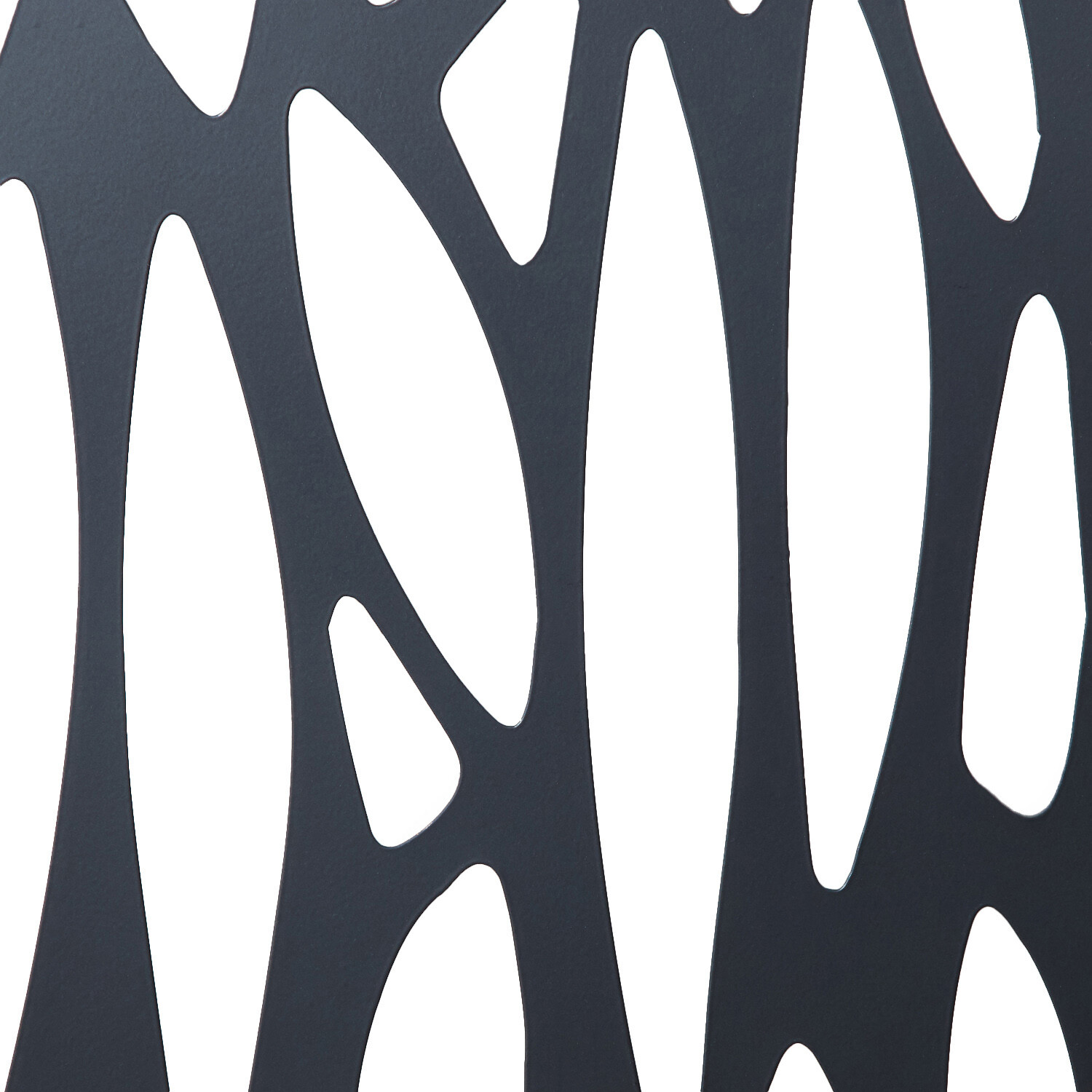 Metal Garden Screen - Black Image 2