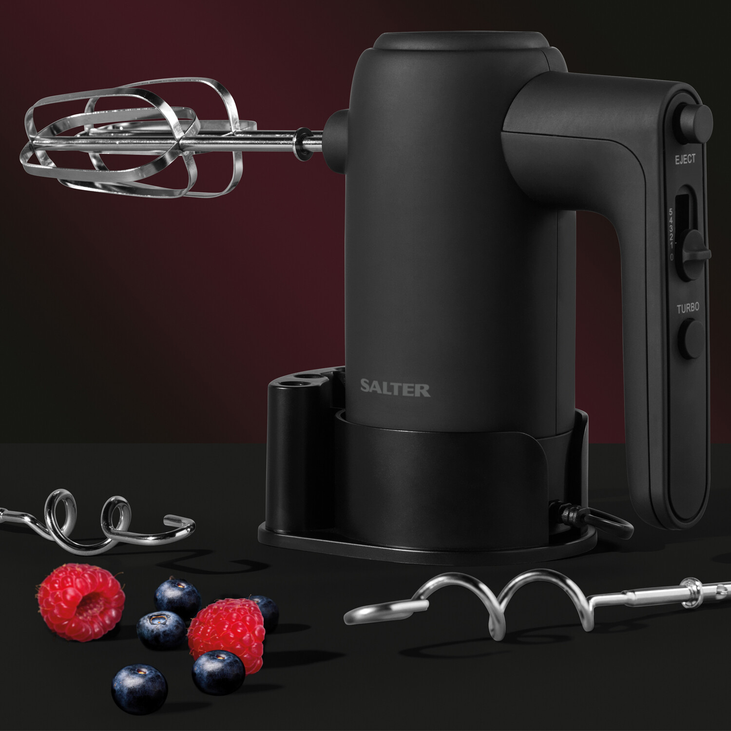 Salter Kuro Easy Store Hand Mixer 300W - Black Image 10