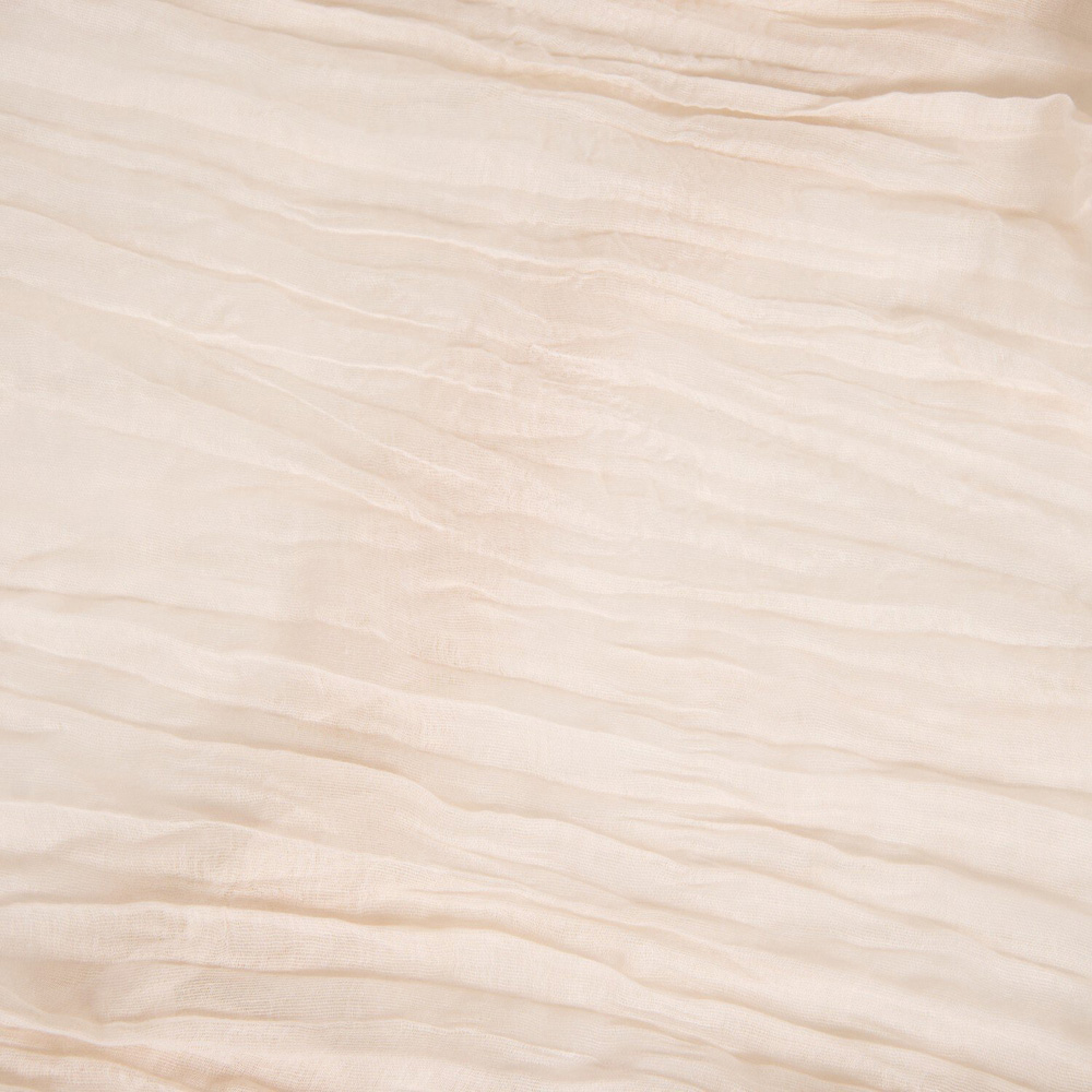 Crinkle Table Runner Cream Image 3