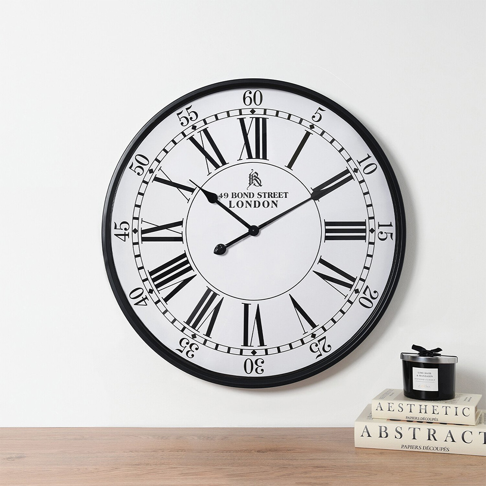 London Clock - Black Image 2