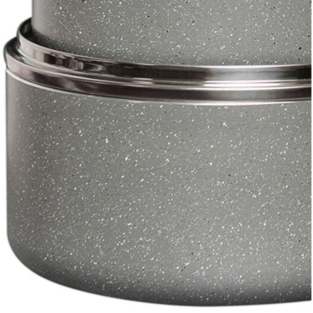 Kitchen Master Set of 3 Marble Effect Non-Stick Pans Image 5