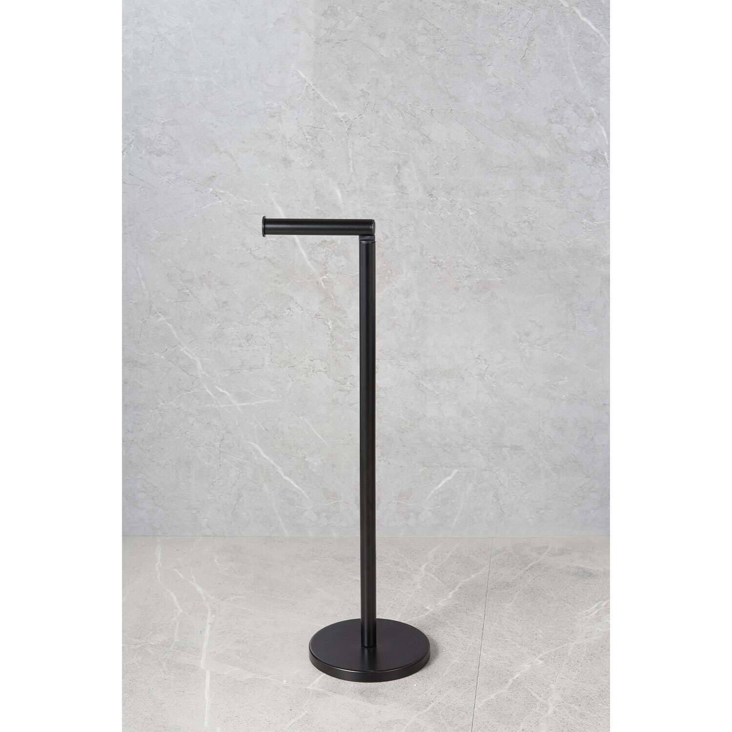 Kensington Black Rotating Toilet Roll Holder Image 4