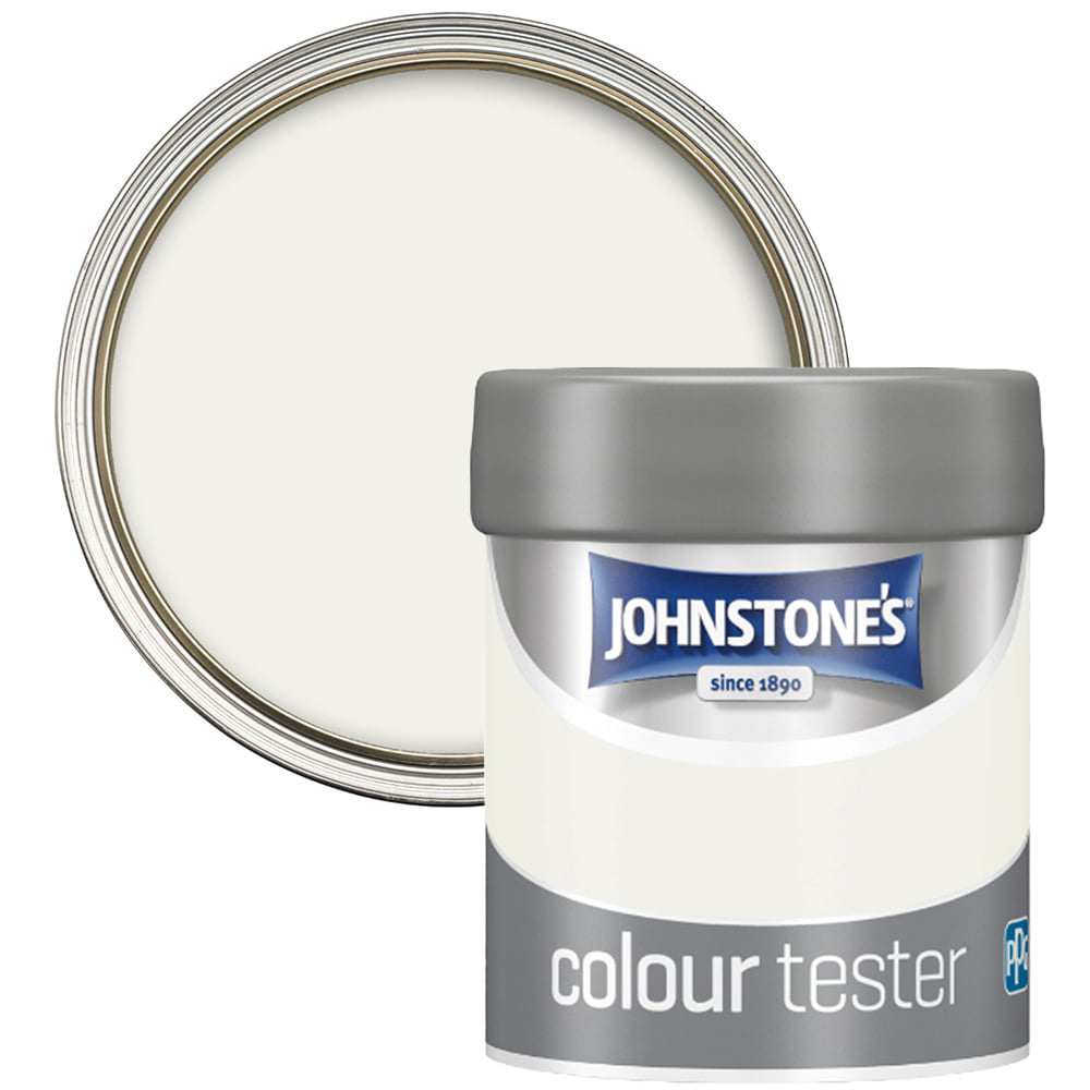 Johnstone's Antique White Matt Emulsion Tester Pot 75ml Image 3