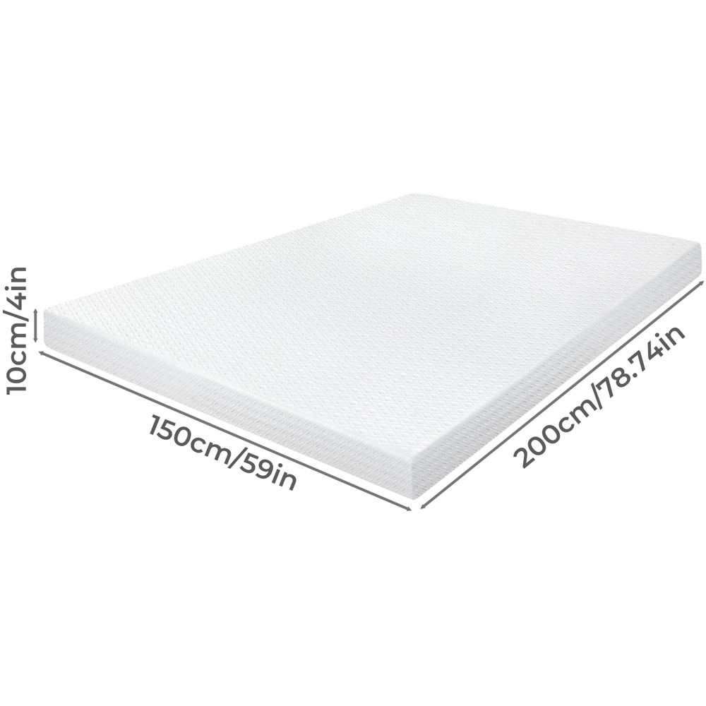 Lavio King Size Pressure Relief Cooling Memory Foam Non-Slip Mattress Topper Image 9