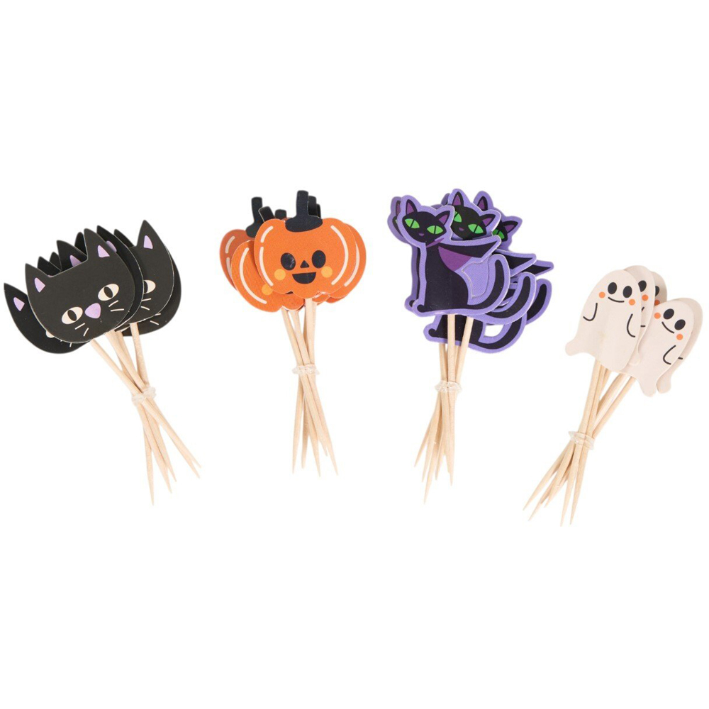 Halloween Cupcake Case Set Black Image 3