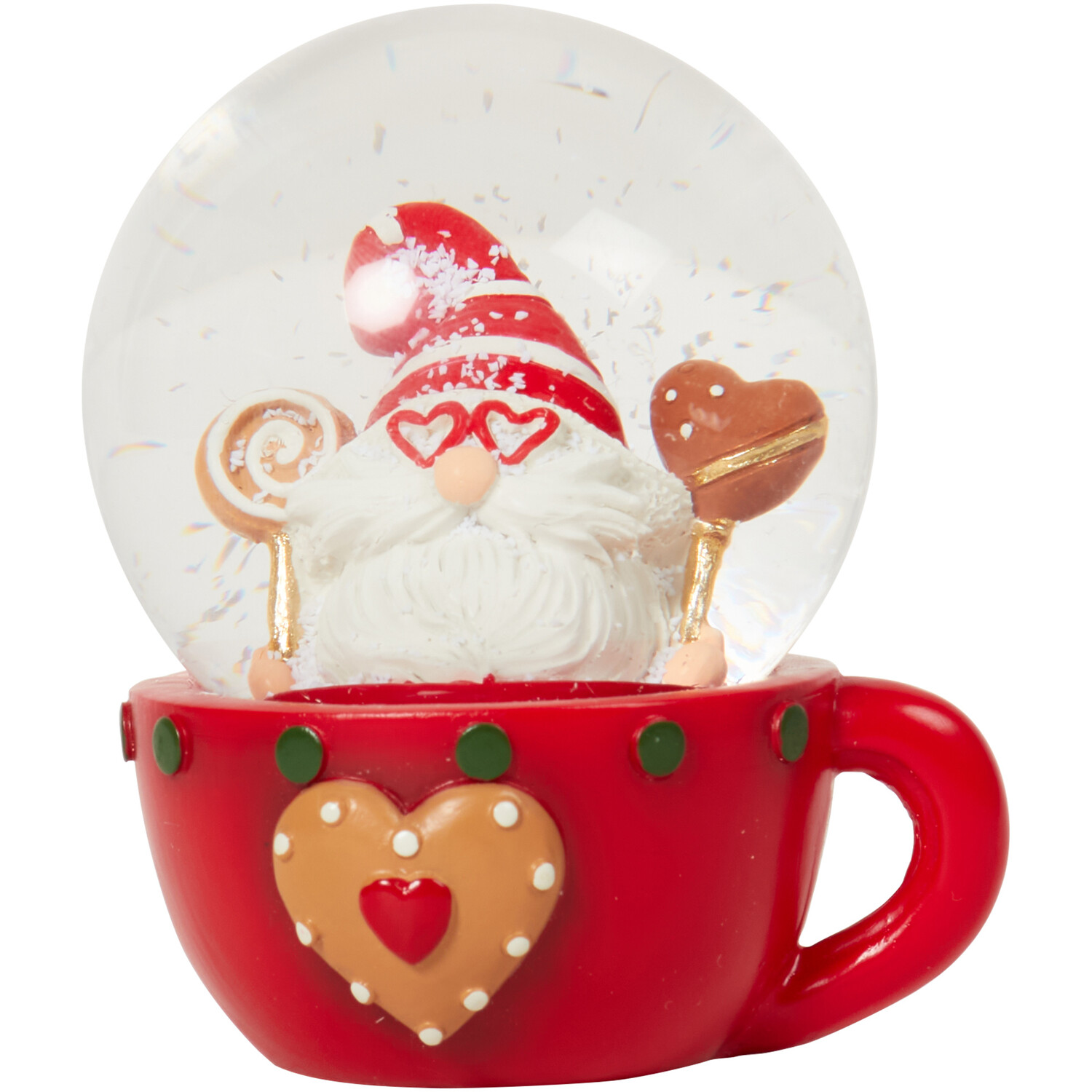 Teacup Gonk Snowglobe - Red Image 5