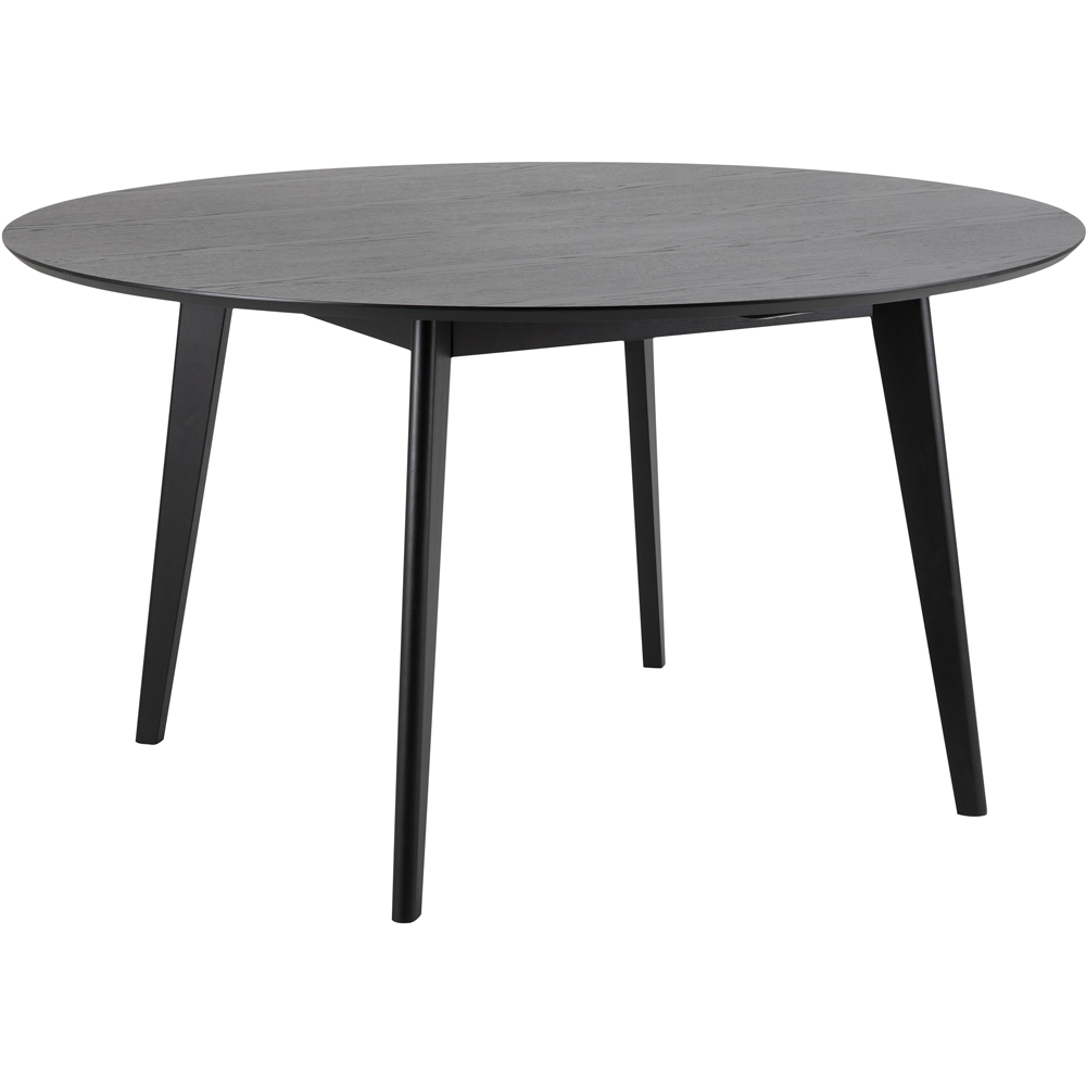 Furniture To Go Roxby Black 4 Seater Round Dining Table Image 9