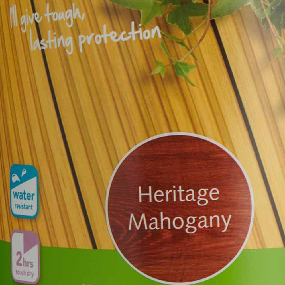 Anti Slip Heritage Mahogany Decking Stain and Protector 2.5L Image 4