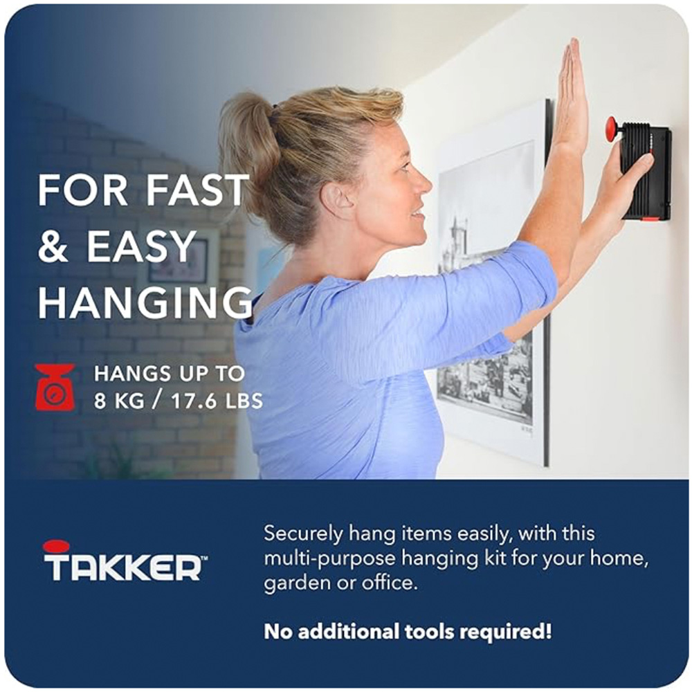 Takker Picture Hanging Kit 61 Piece Image 2