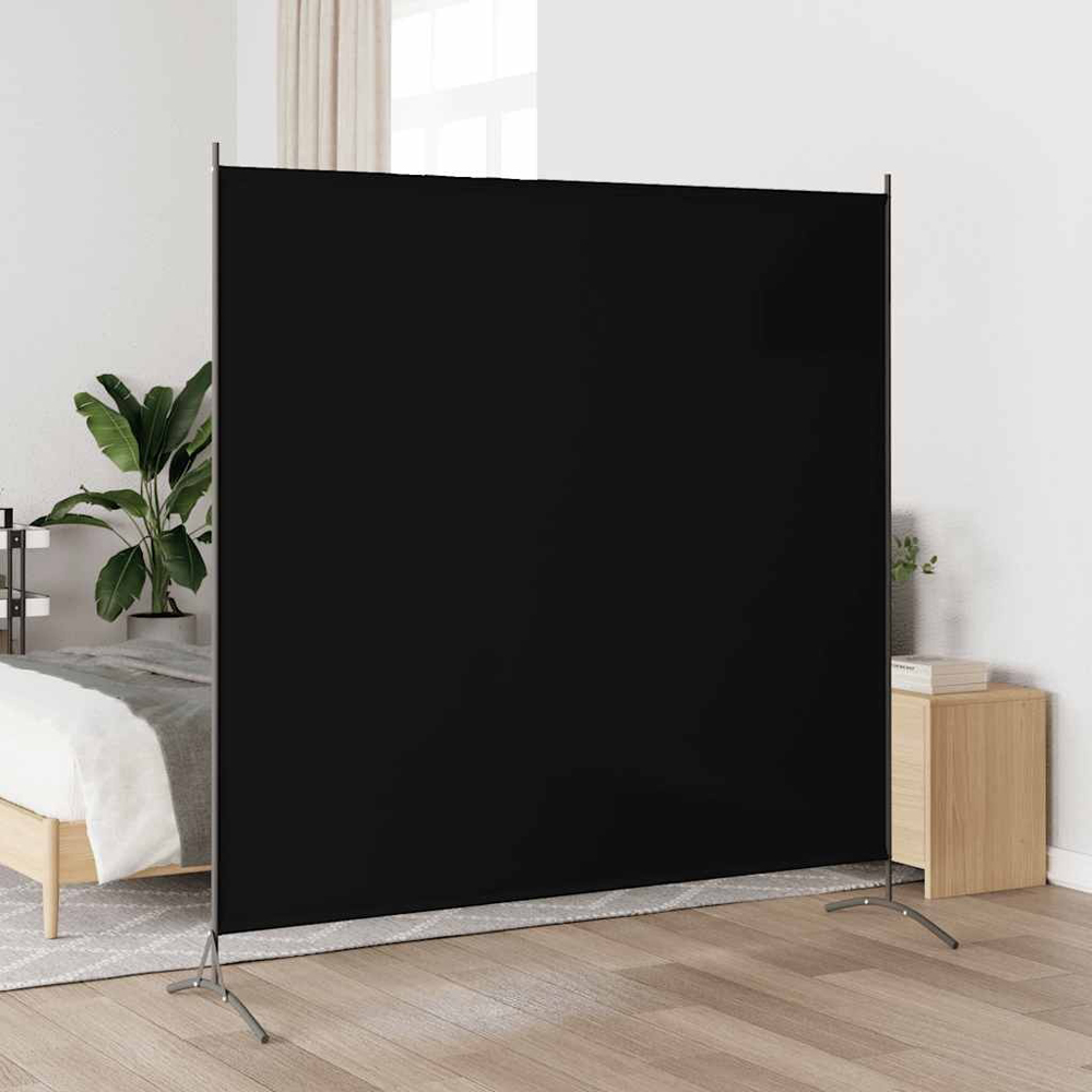 Walplus Single Panel Black Room Divider 175 x 180cm Image 2