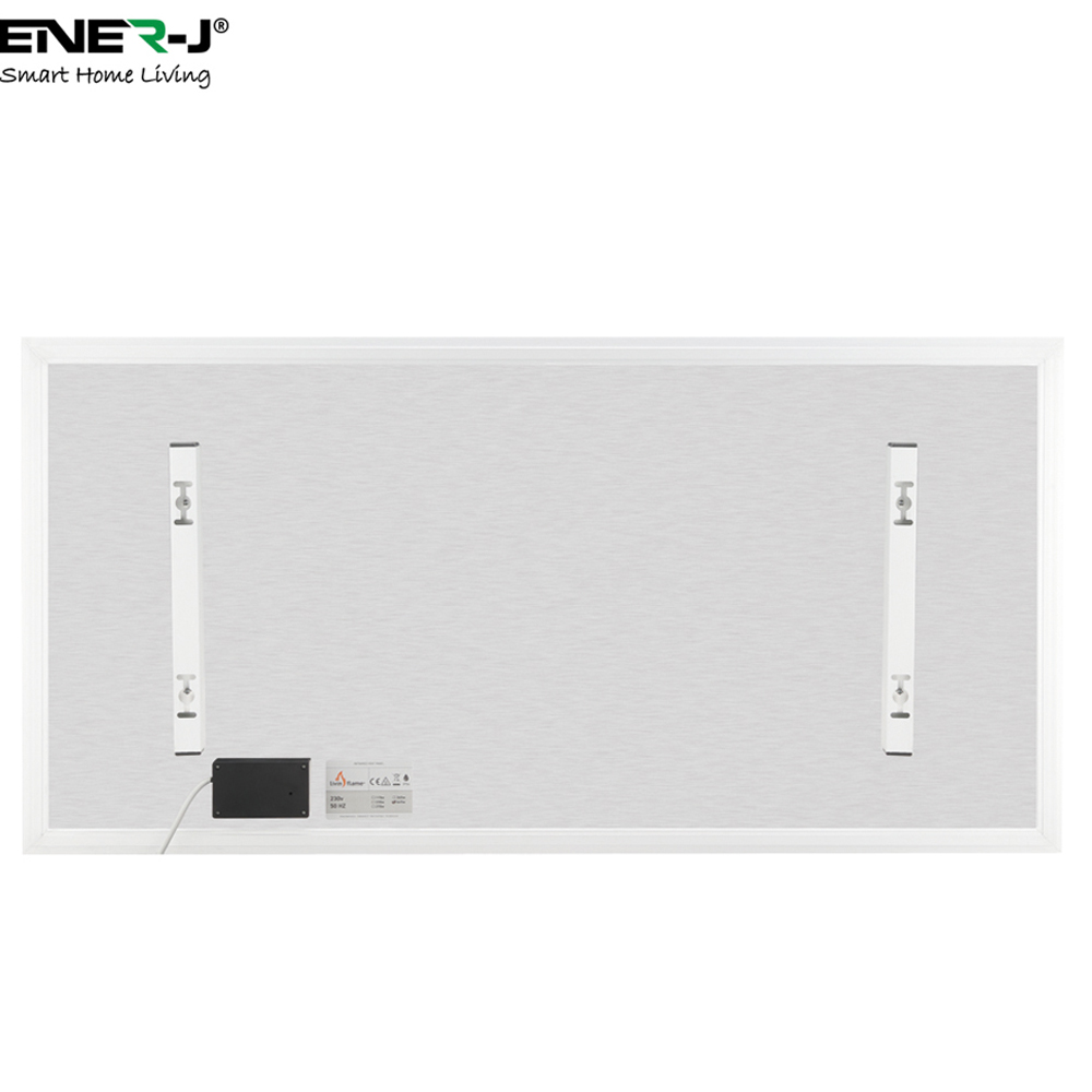 Ener-j Modern Wall Mirror Infrared Heater with CCT and Dimming LED Light 450W IP54 Image 3