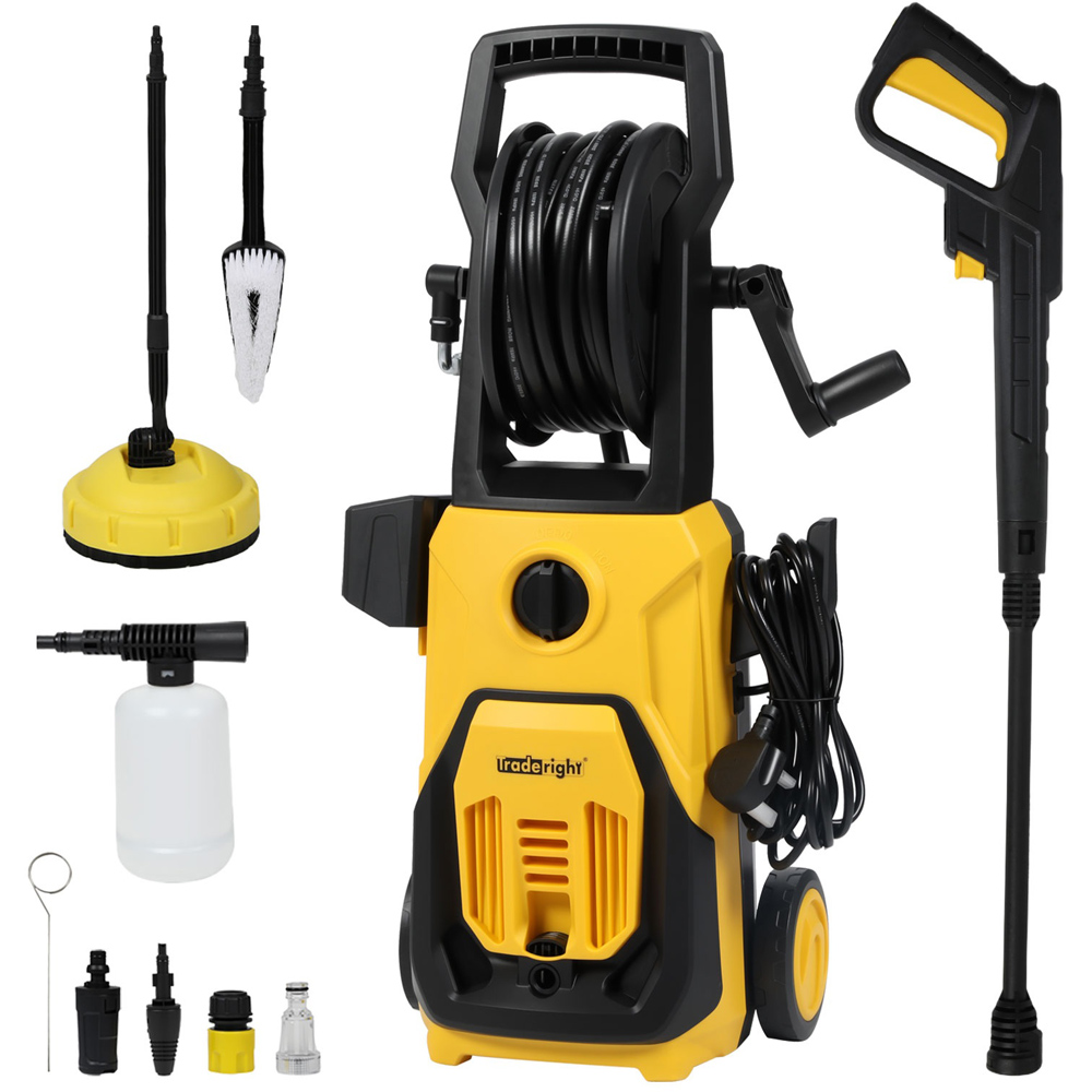 Traderight HW0291-UK Electric Car Pressure Washer 135 Bar Image 3