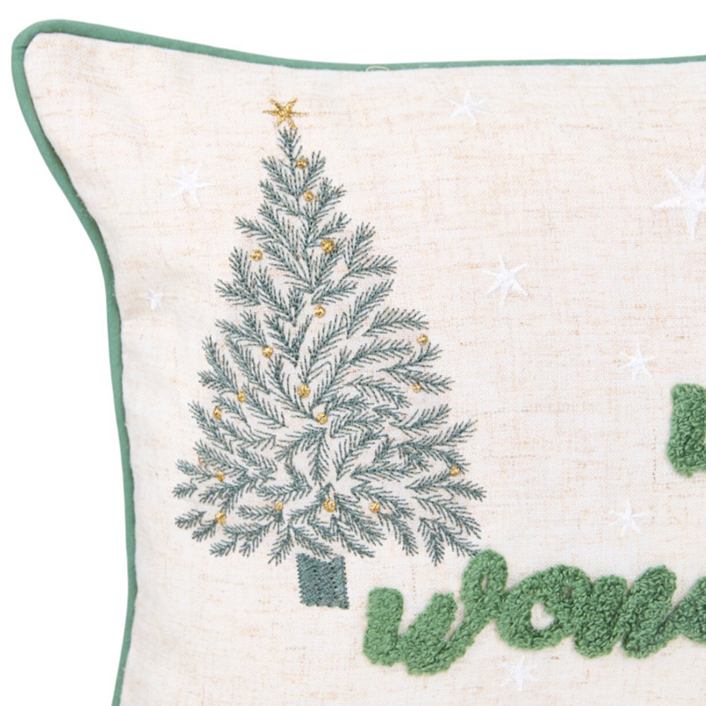 Winter Wonderland Cushion - Natural Image 3