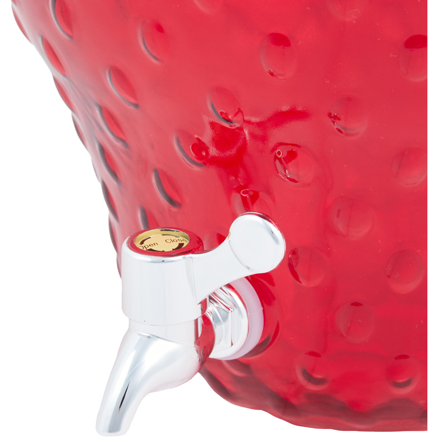 6L Strawberry Drinks Dispenser - Red Image 2
