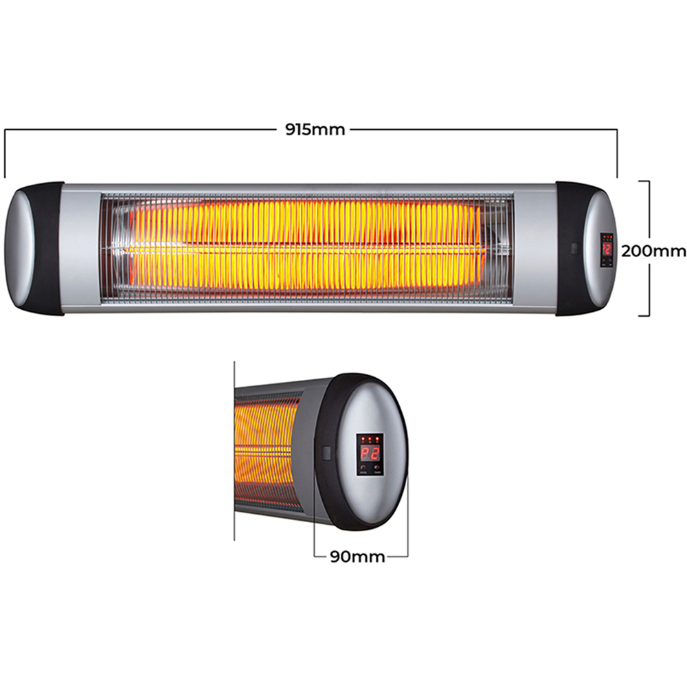 Ener-J Outdoor Infrared Patio Heater 2000W Image 2
