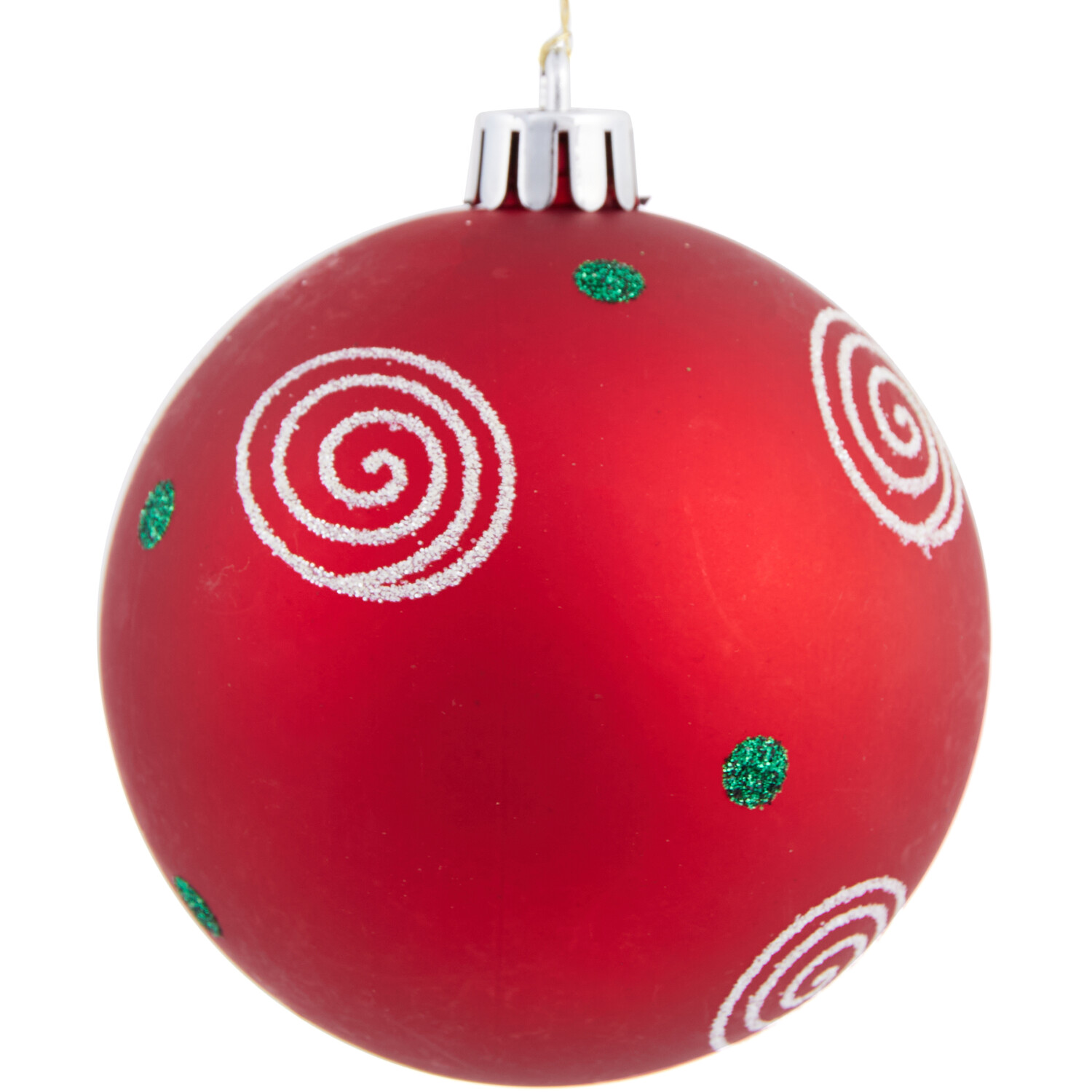 Pack of 100 Candy Cane Lane Baubles Red Image 9