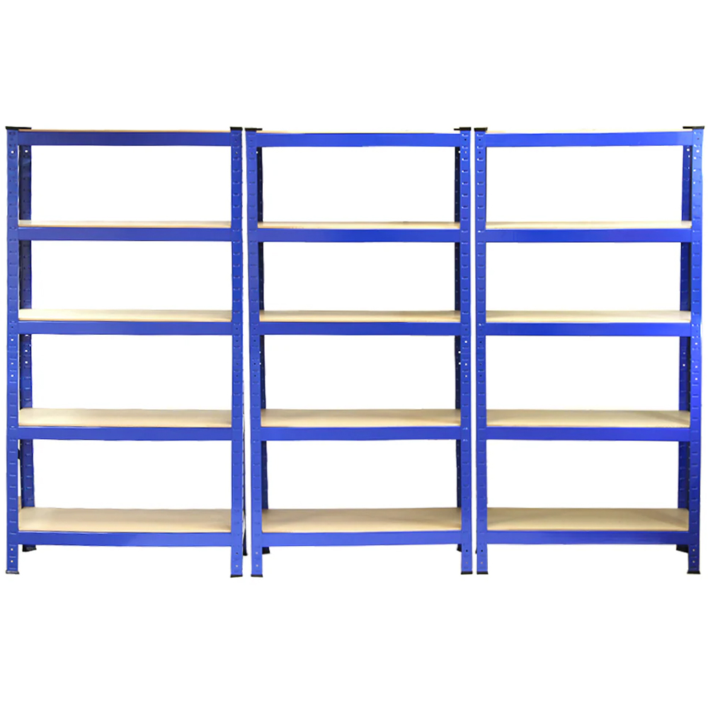 Monster Racking T-Rax Heavy Duty Blue Shelving Units 75cm 6 Pack Image 4