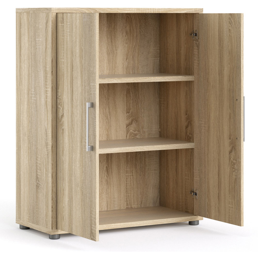 Furniture To Go Prima Oak 2 Door Bookcase Image 4