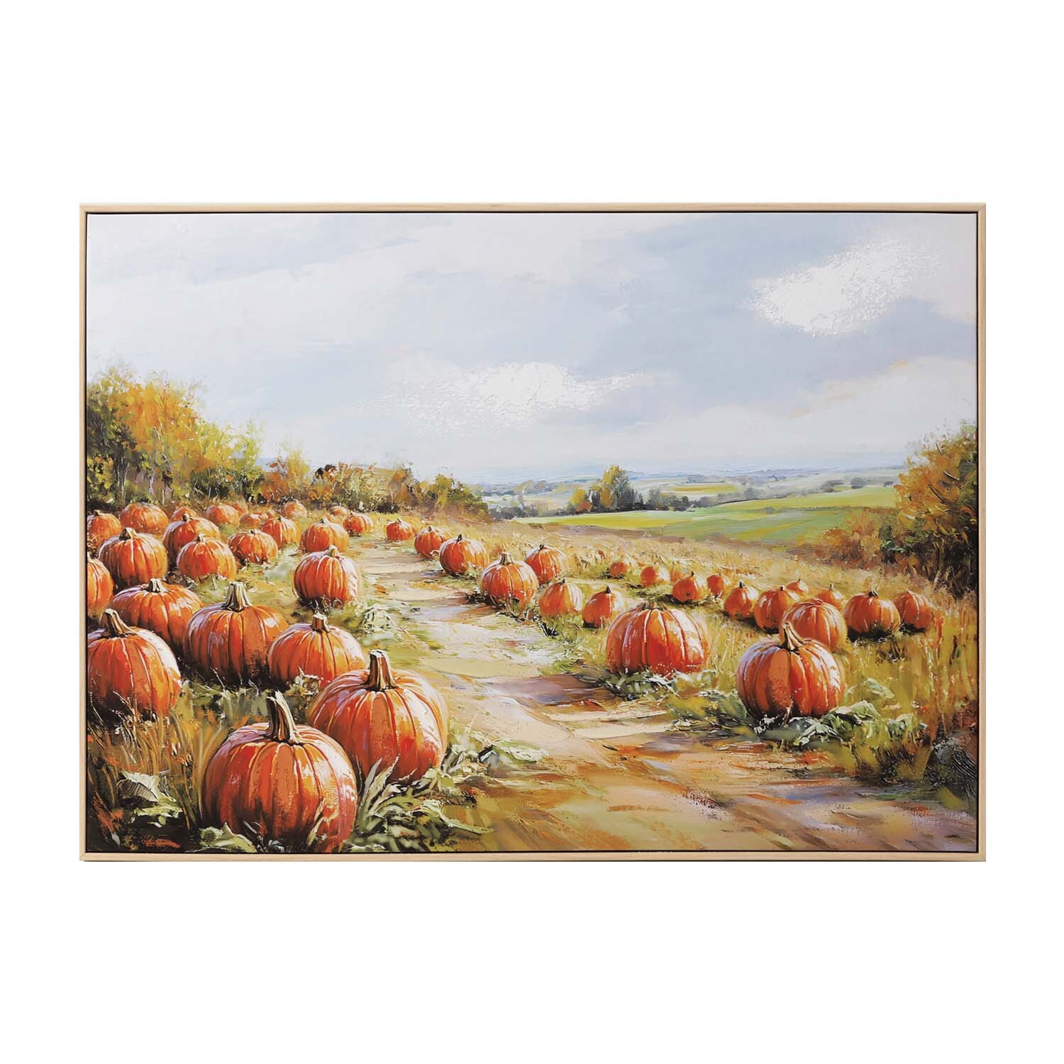 Pumpkin Patch Framed Wall Art Multicolour Image 2