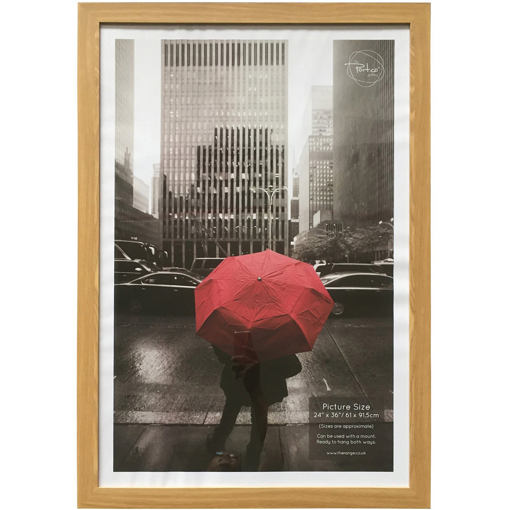 The Port. Co Gallery Somerset Wood Effect Photo Frame 97.8 x 67.3cm Image 1