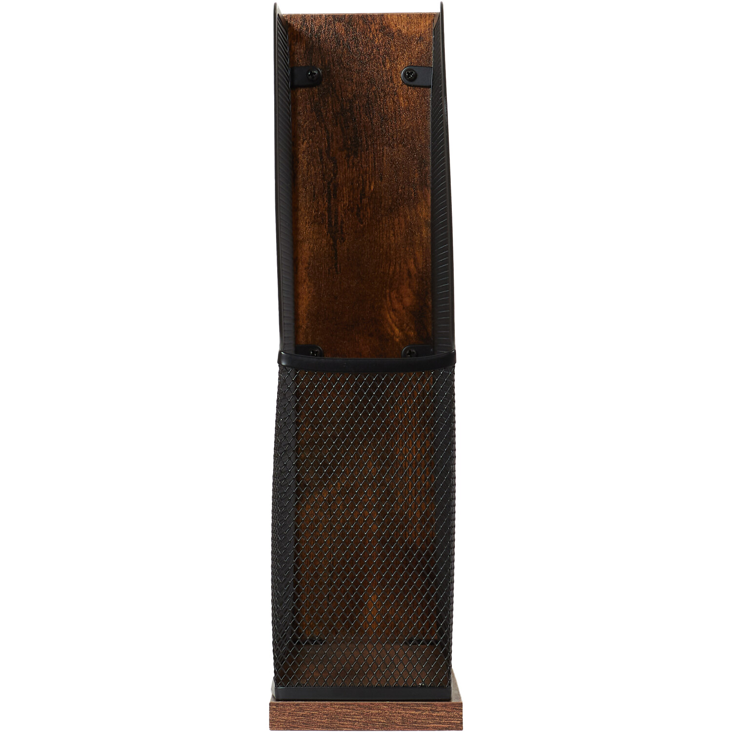 Bamboo Mesh Magazine Holder - Black Image 4