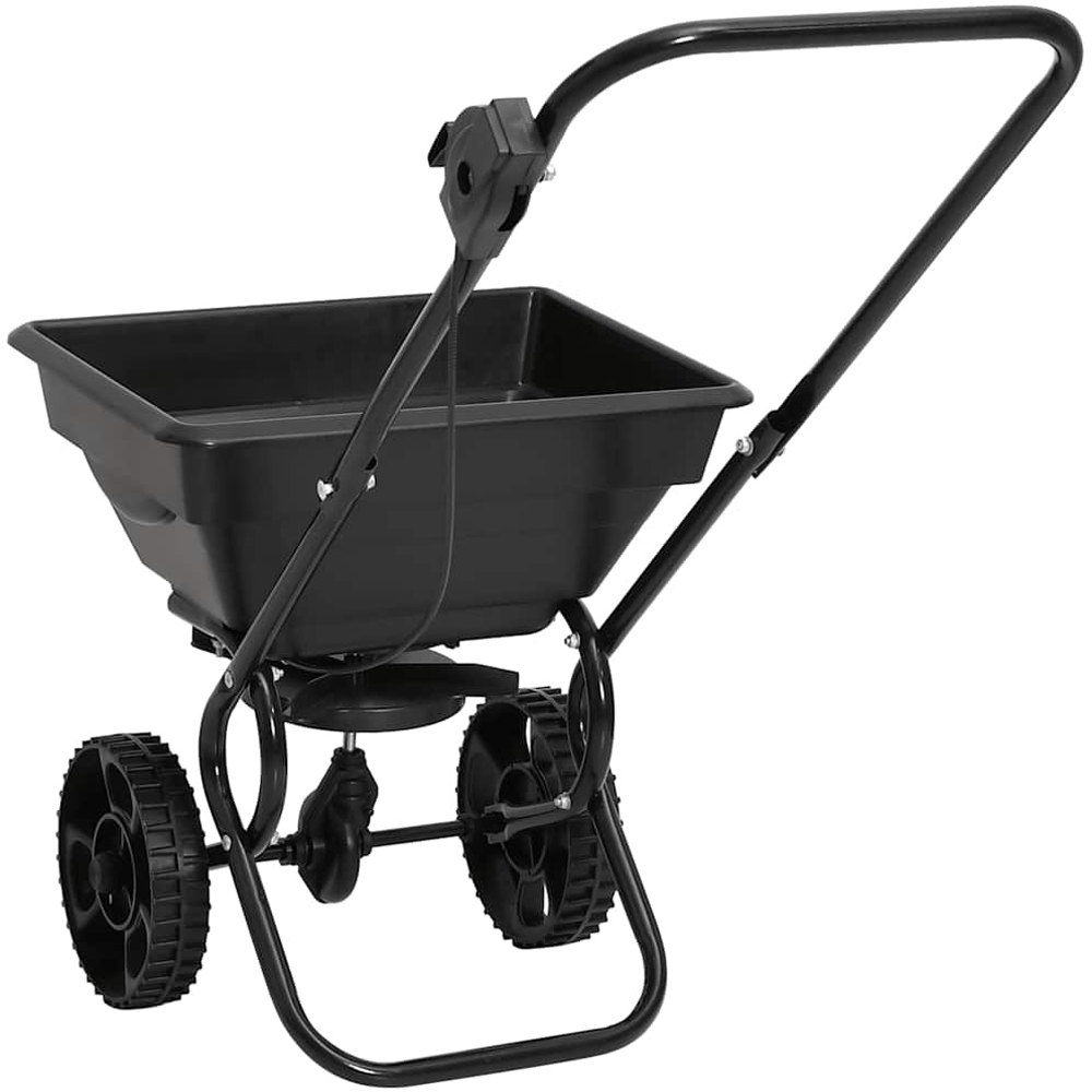 Walplus Black Walk Behind Lawn Spreader 15L Image 4