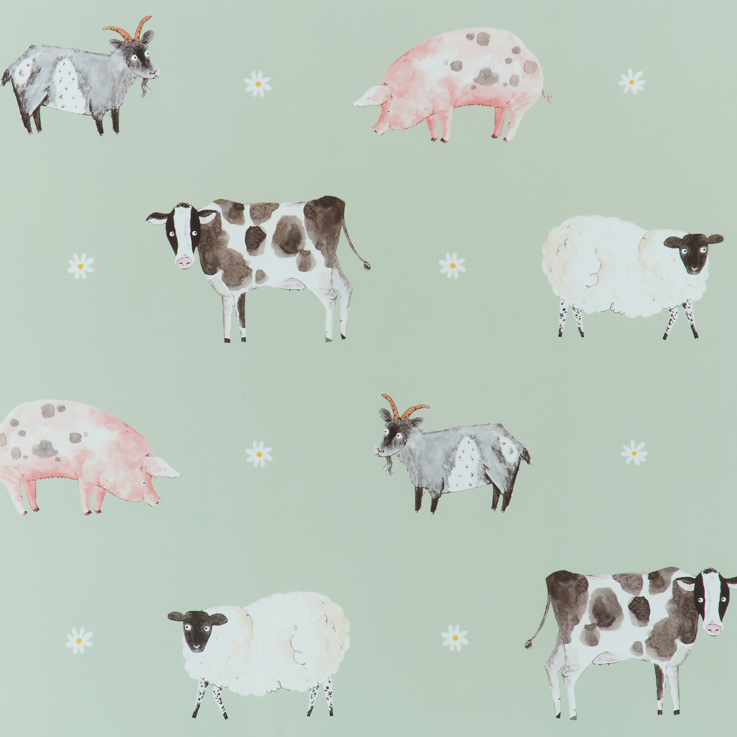 On the Farm Worktop Saver - Green Image 4