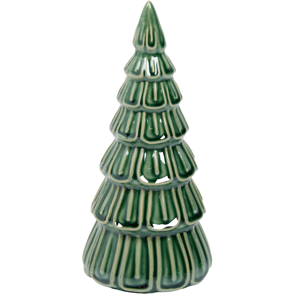 Ceramic Tree Ornament Green Image 2