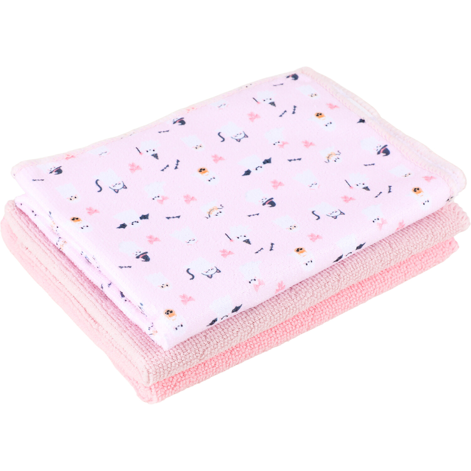 Pack of 3 Ghost Microfibre Cloths Image 2