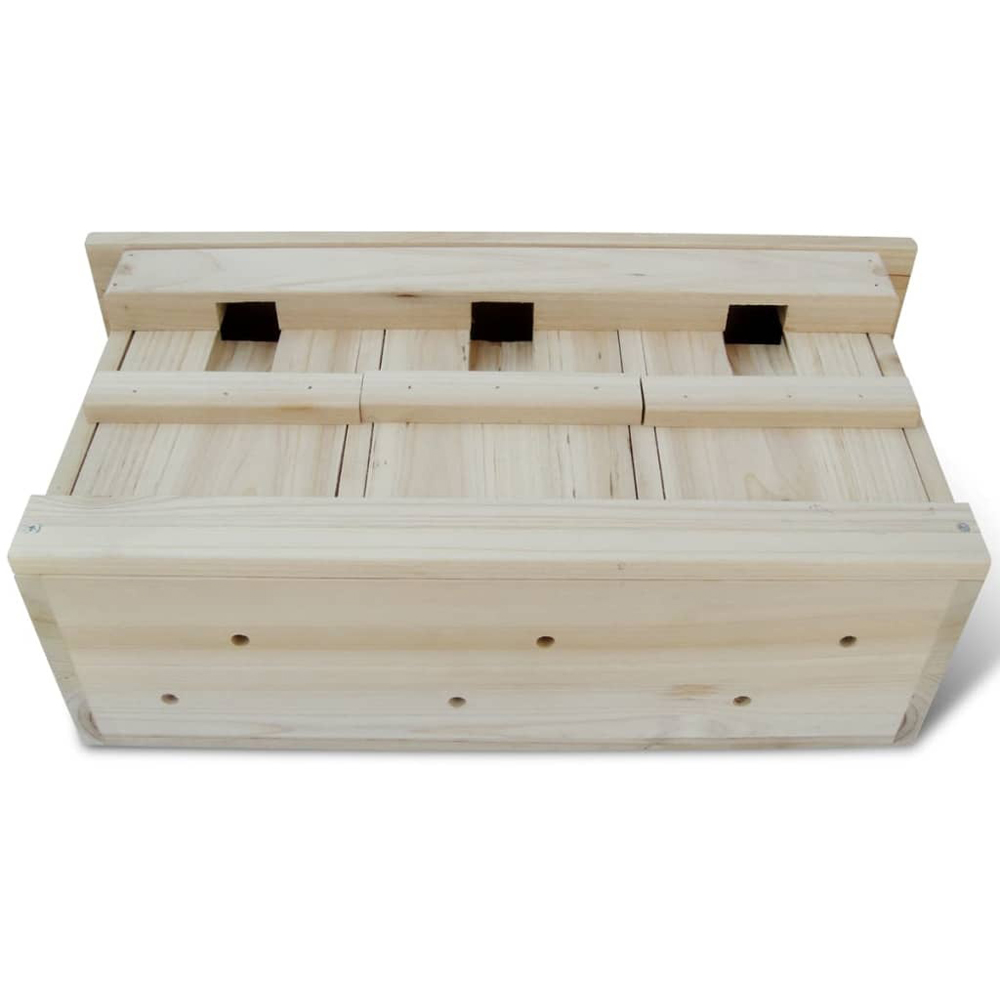 Walplus Natural Wood Sparrow Nesting Box 44 x 21.5cm Image 3