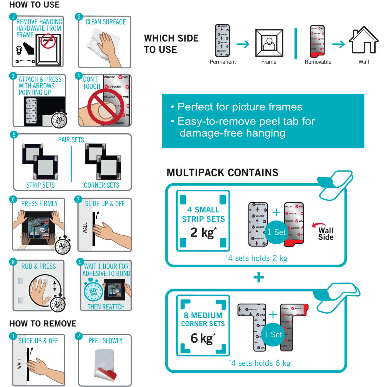 Small and Medium Hangable Strip Multipack Image 2