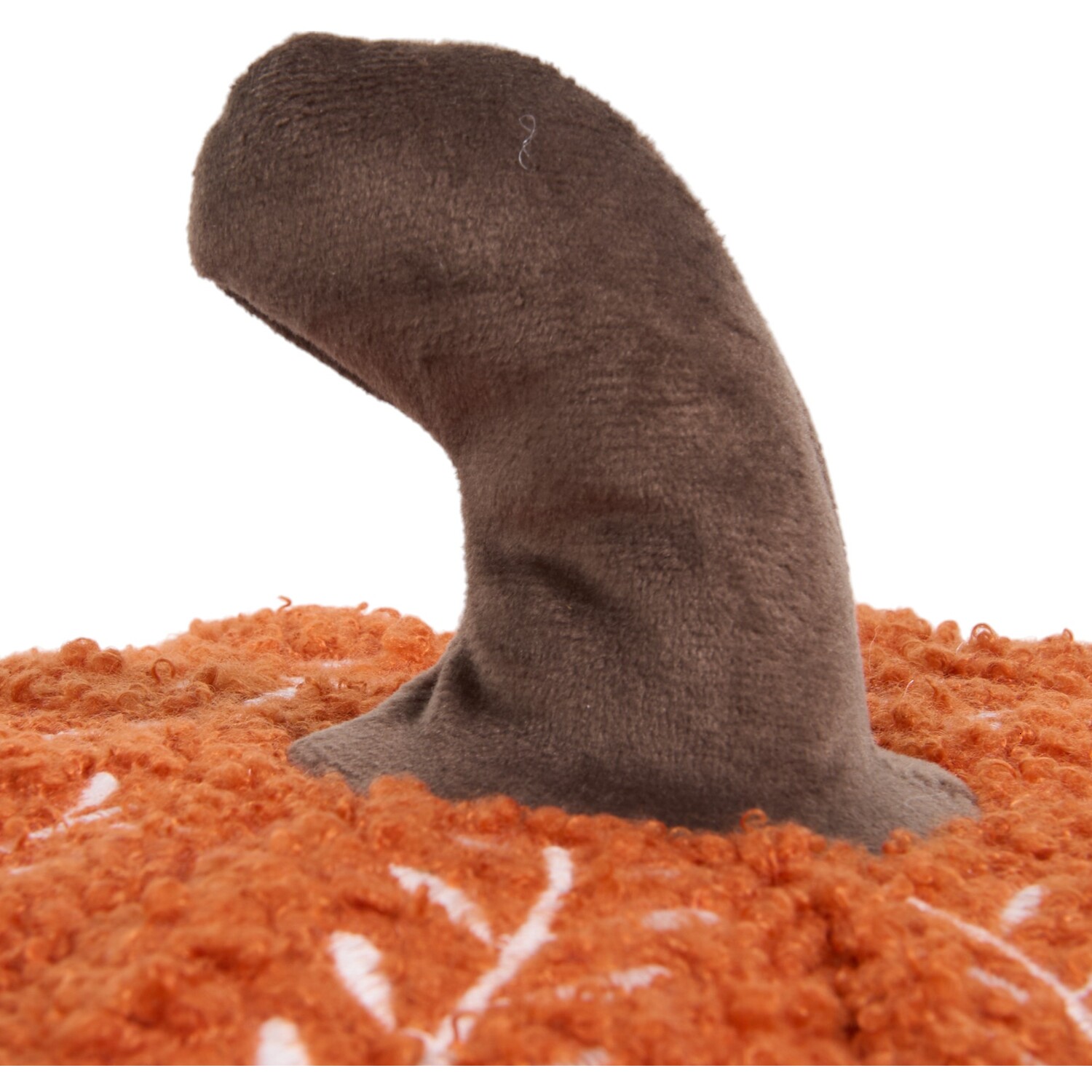 Pumpkin Embroidered Cushion Orange Image 4