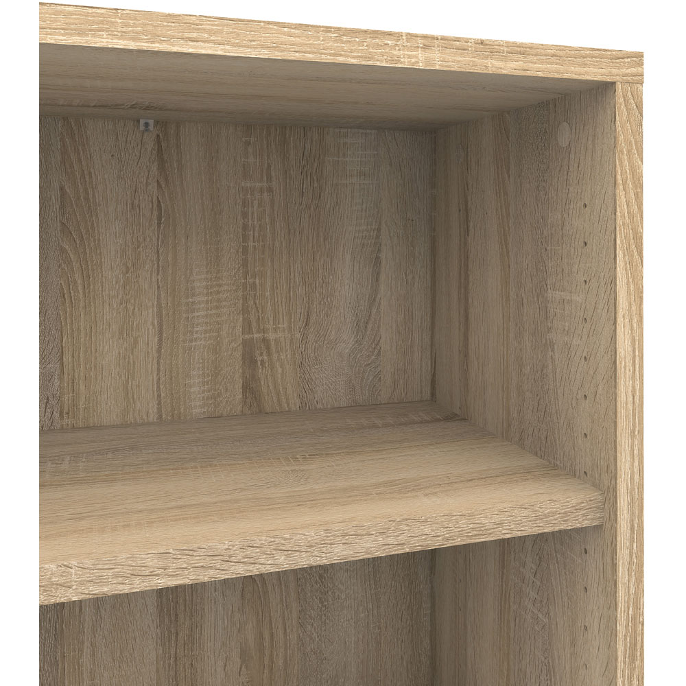 Furniture To Go Prima Oak 2 Door 3 Shelf Bookcase Image 7