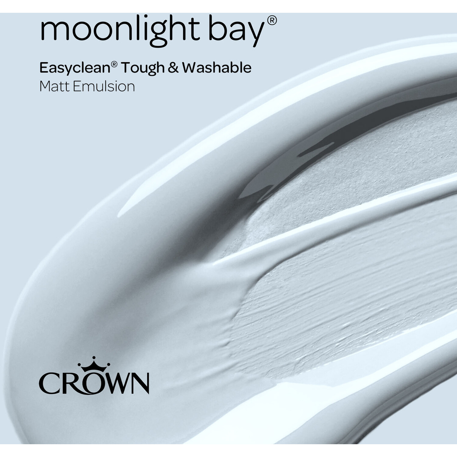 Crown Easyclean Moonlight Bay Matt Emulsion Multisurface Paint 2.5L Image 10
