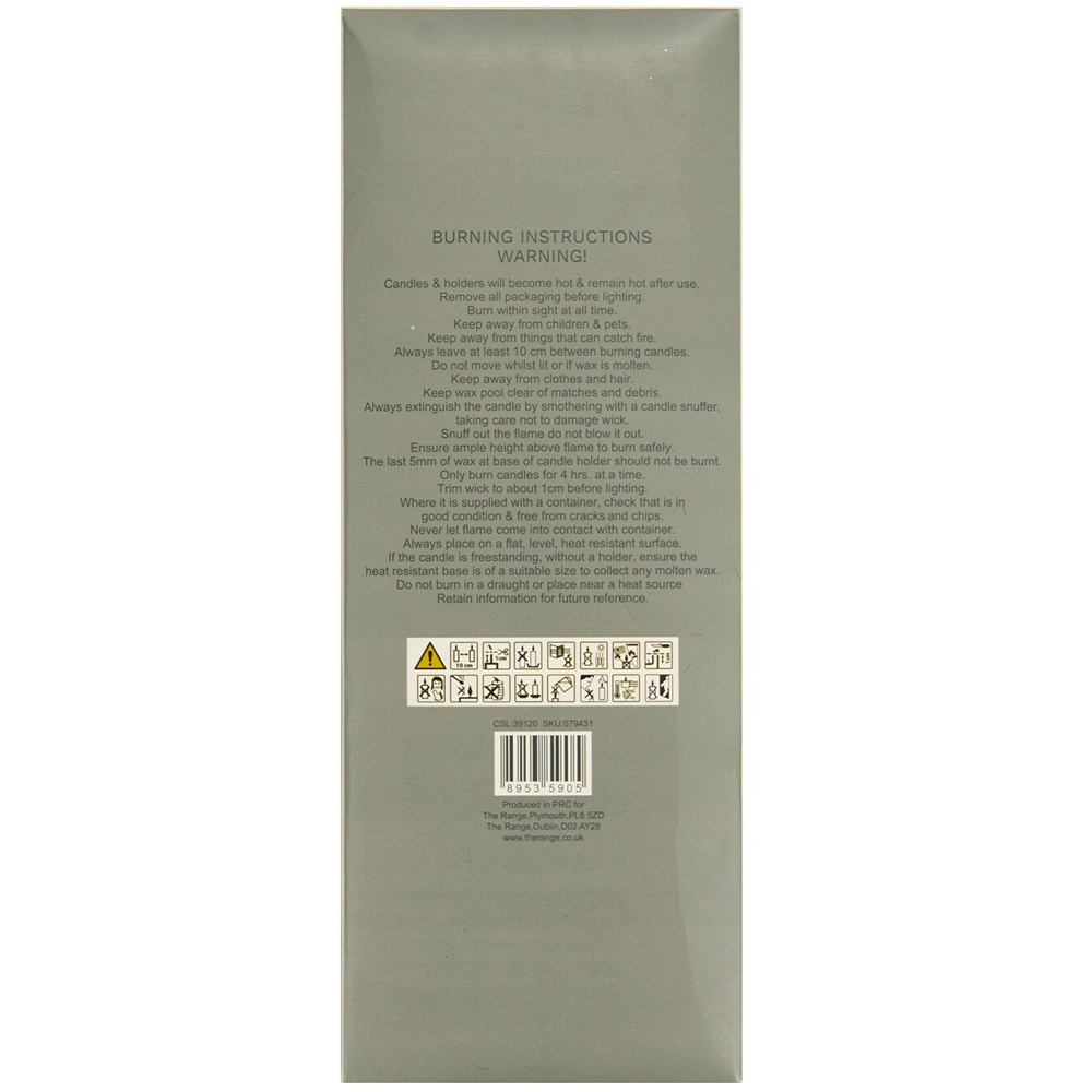 Pack of 10 Taper Candles - White Image 4